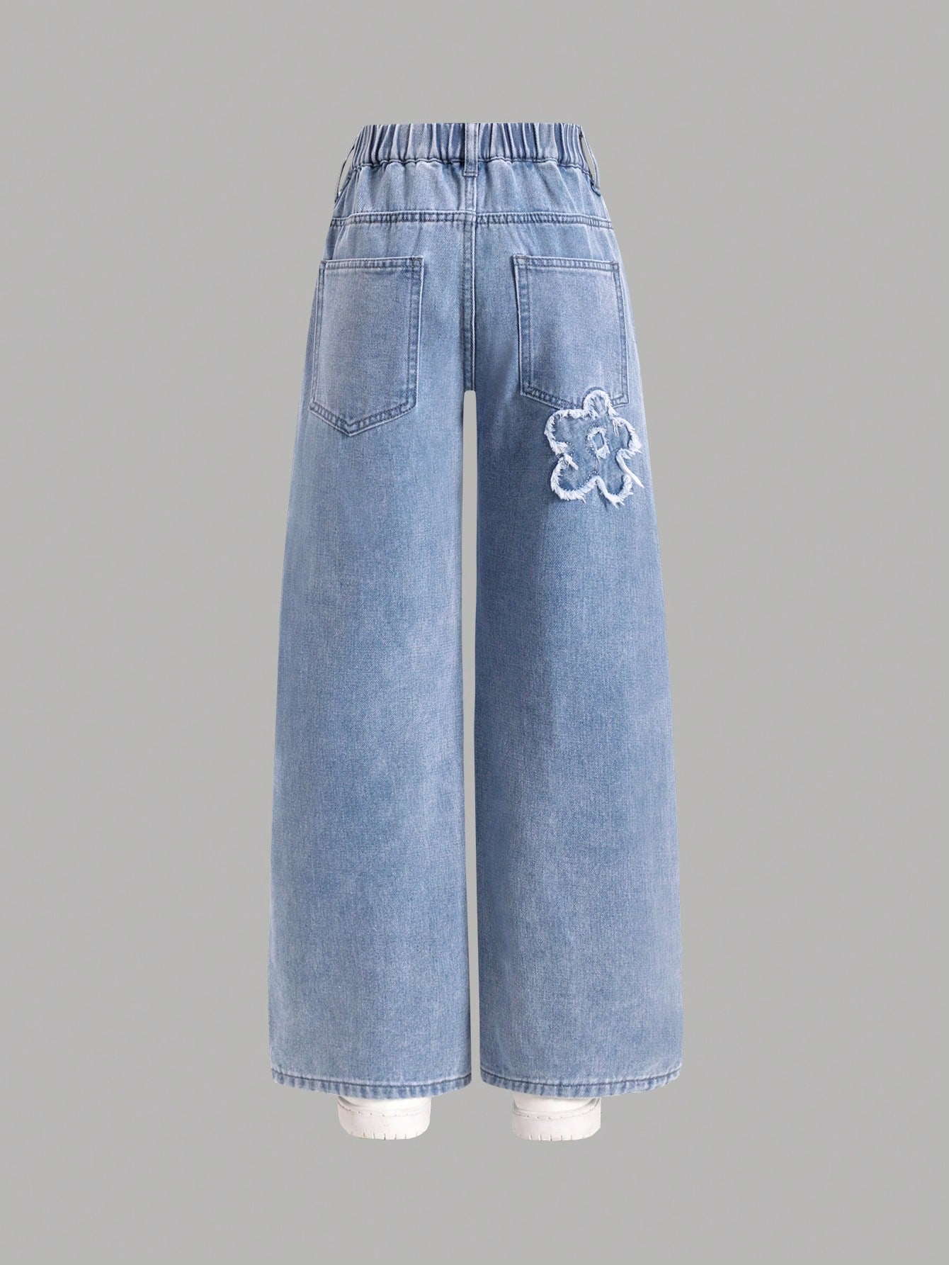 ChillGRL Jeans en denim à jambes larges pour fille préadolescente, nouvelle mode — vue 11