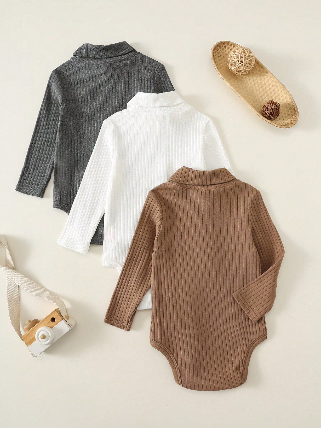 Ensemble de vêtements pour bébé nouveau-né garçon et fille, automne hiver, mignon — vue 5
