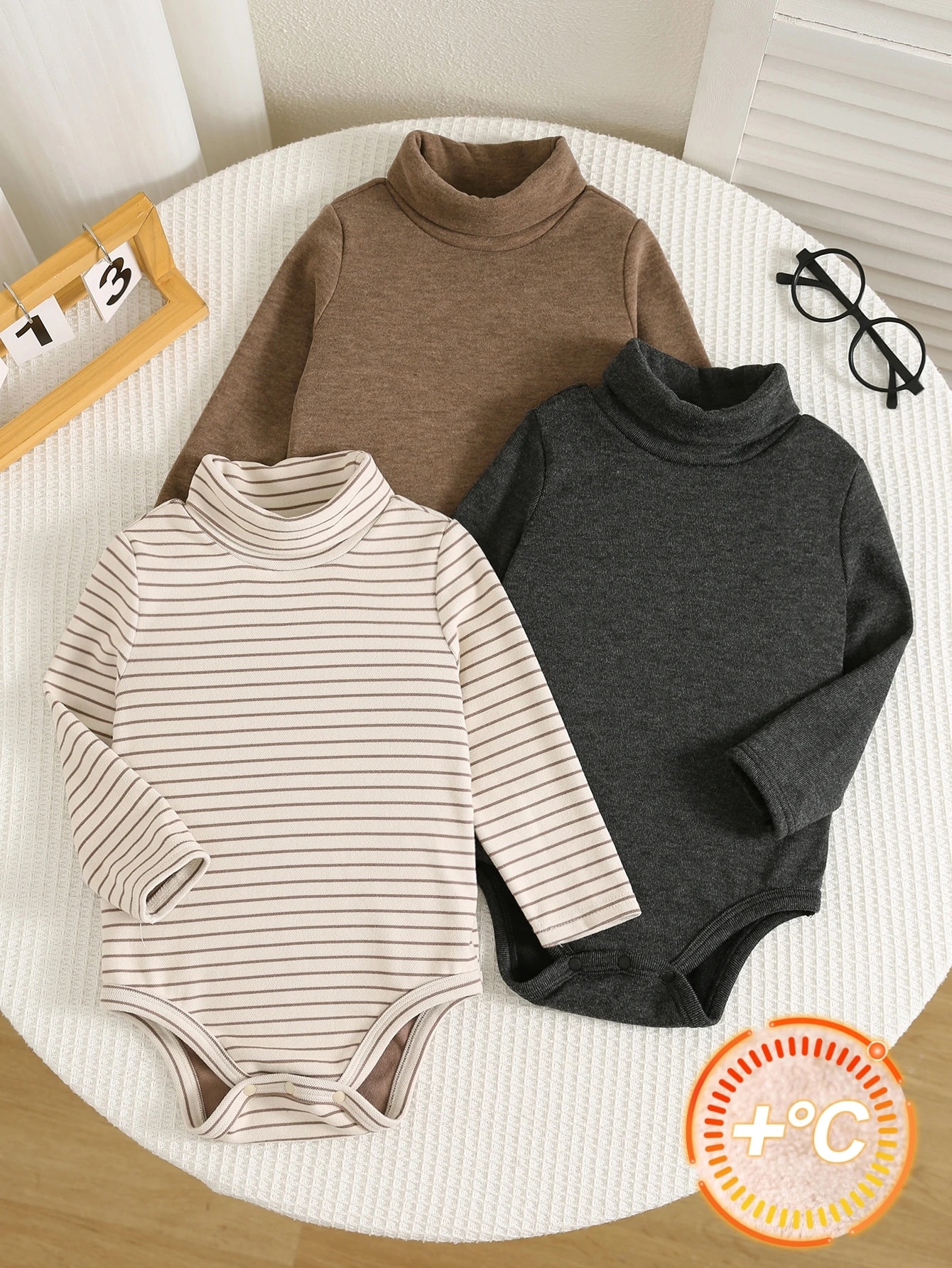 Ensemble de vêtements pour bébé nouveau-né garçon et fille, automne hiver, mignon — vue 6