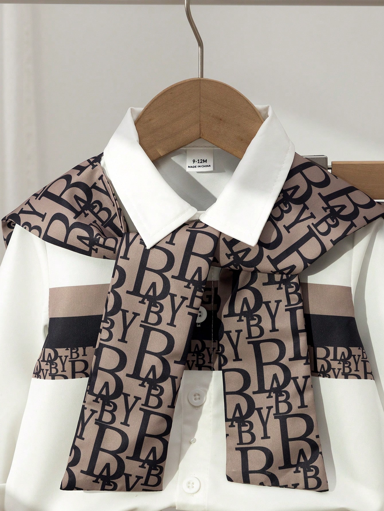 2 pièces/set Vêtements décontractés d'automne pour garçons Chemise blanche à — vue 10