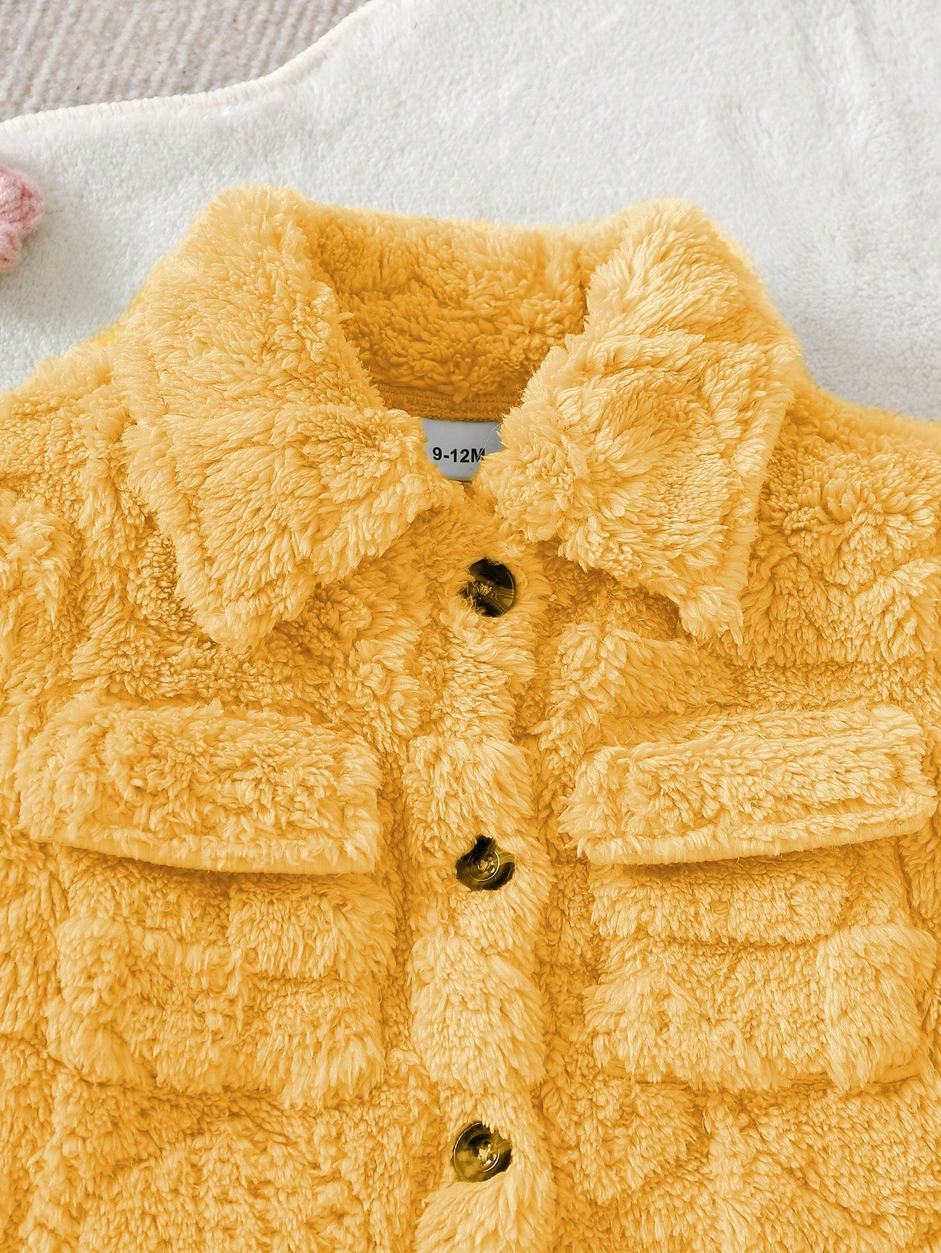 Veste rose décontractée et pelucheuse à manches longues, pantalon de survêtement long et — vue 10