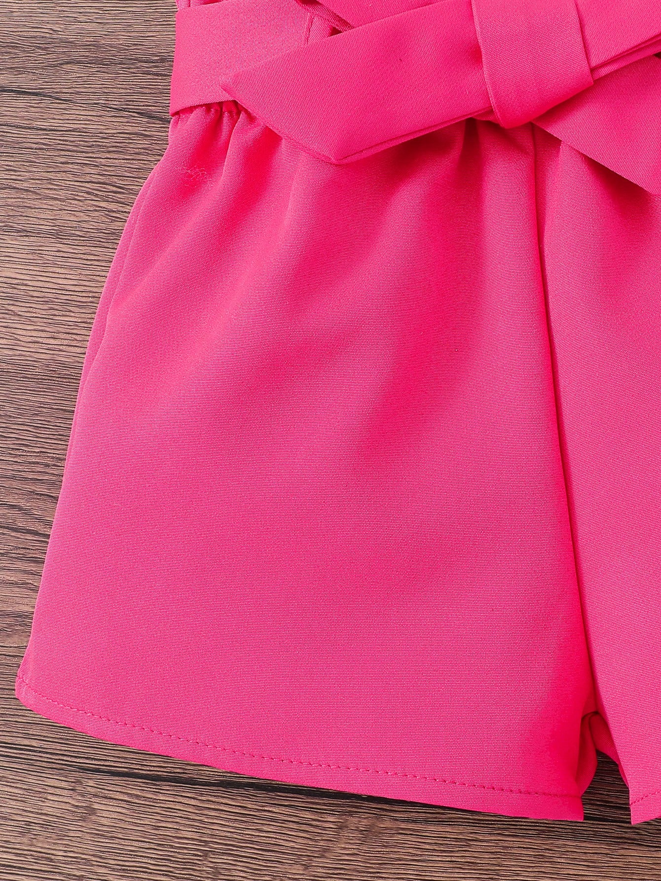 Ensemble de 2 pièces pour bébé fille: Cardigan tricoté de couleur unie et — vue 8