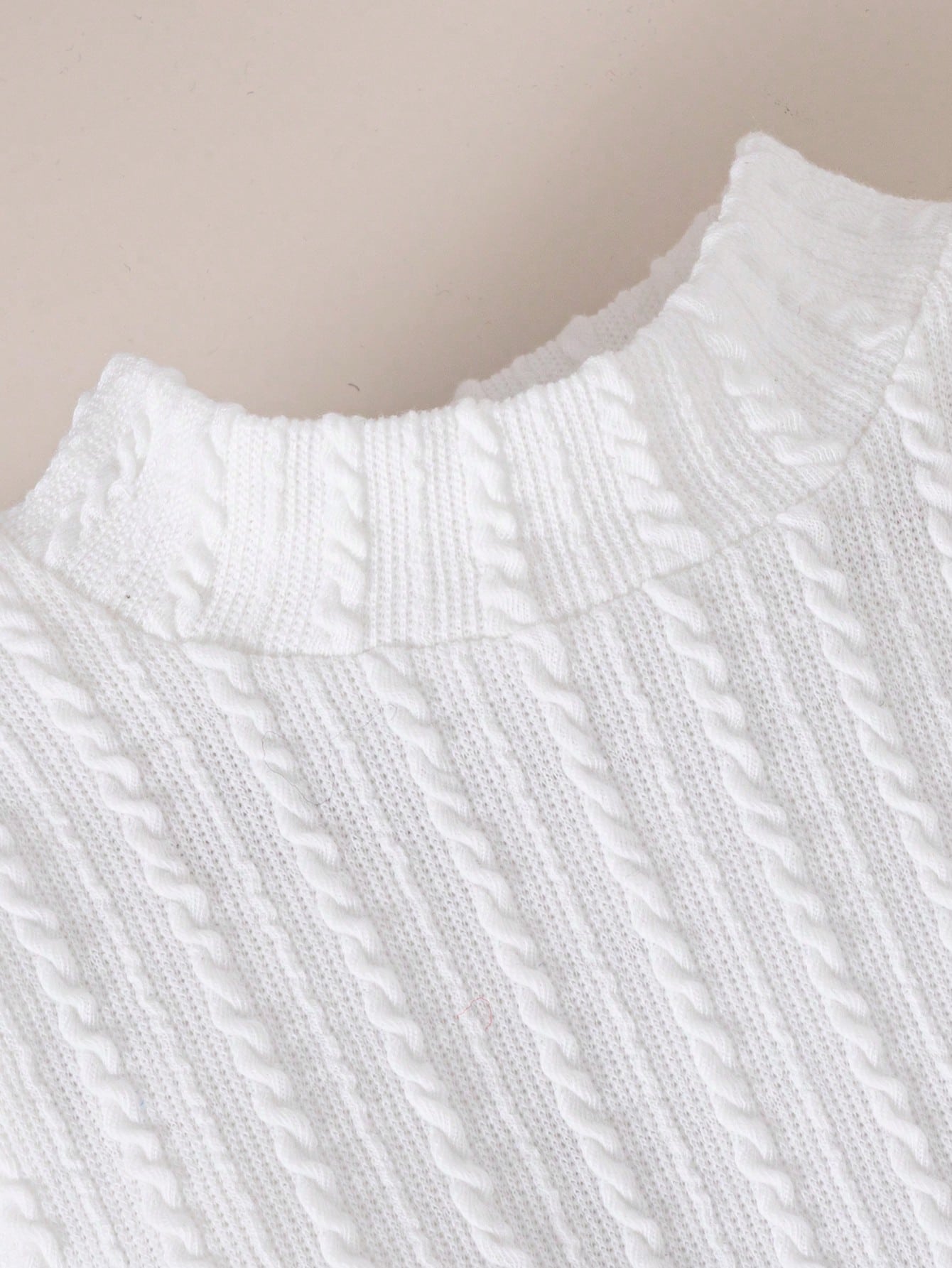 /Set Veste à carreaux rouges à la mode pour tout-petites filles, Top col roulé et Jupe à — vue 11