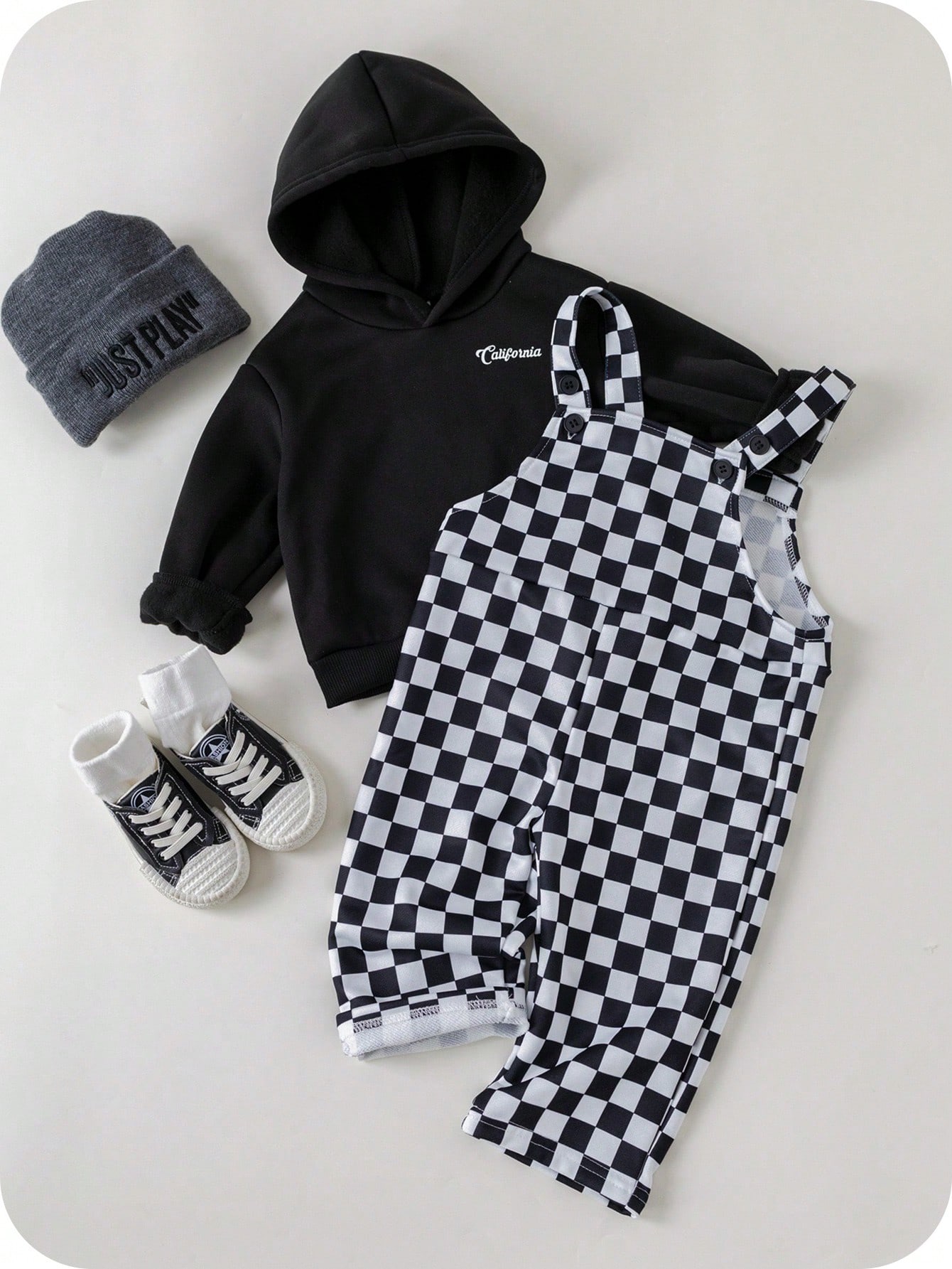 2 pièces/set Style sport décontracté pour bébé garçon/fille. sweat-shirt à capuche — vue 5