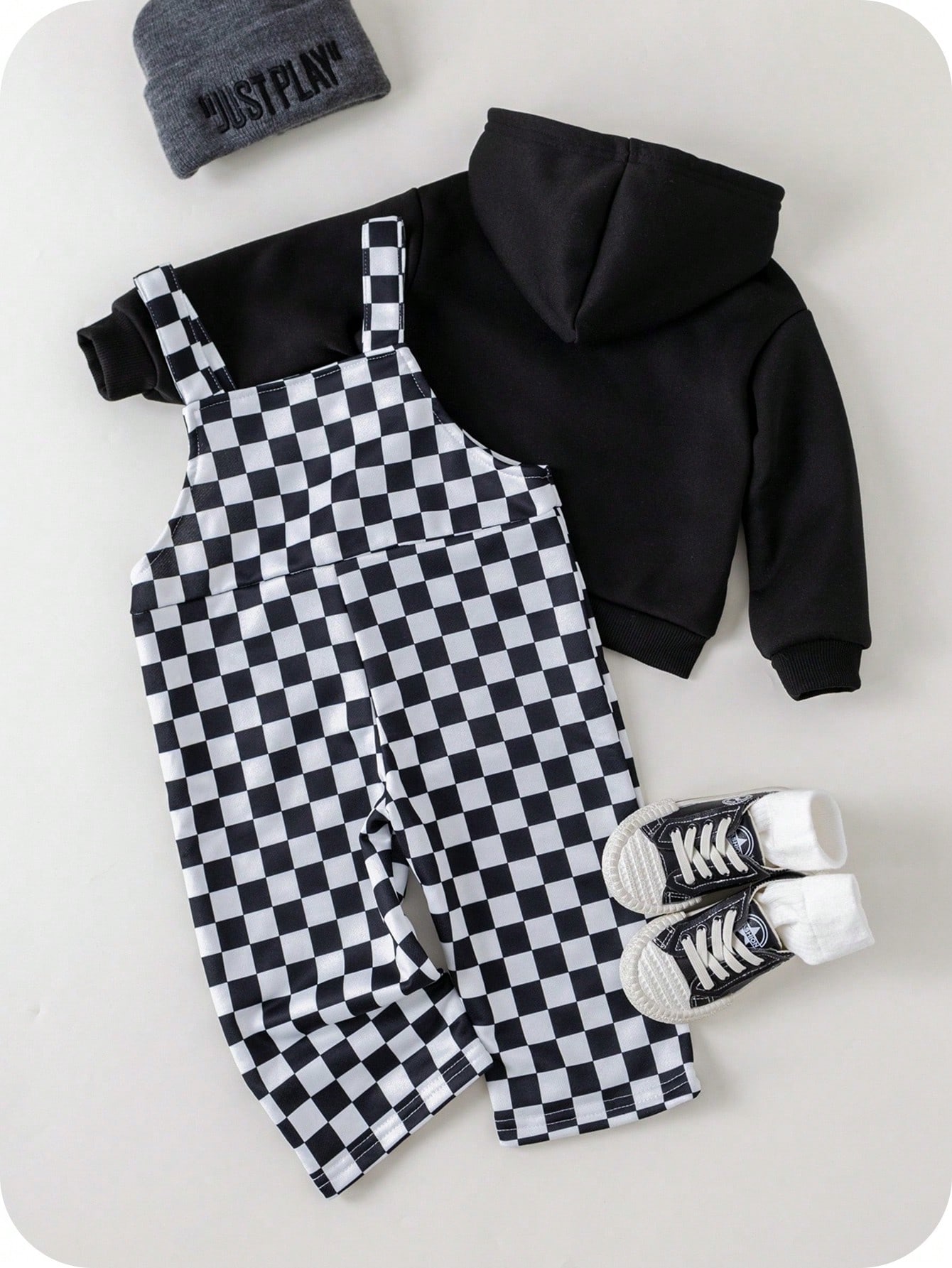 2 pièces/set Style sport décontracté pour bébé garçon/fille. sweat-shirt à capuche — vue 2