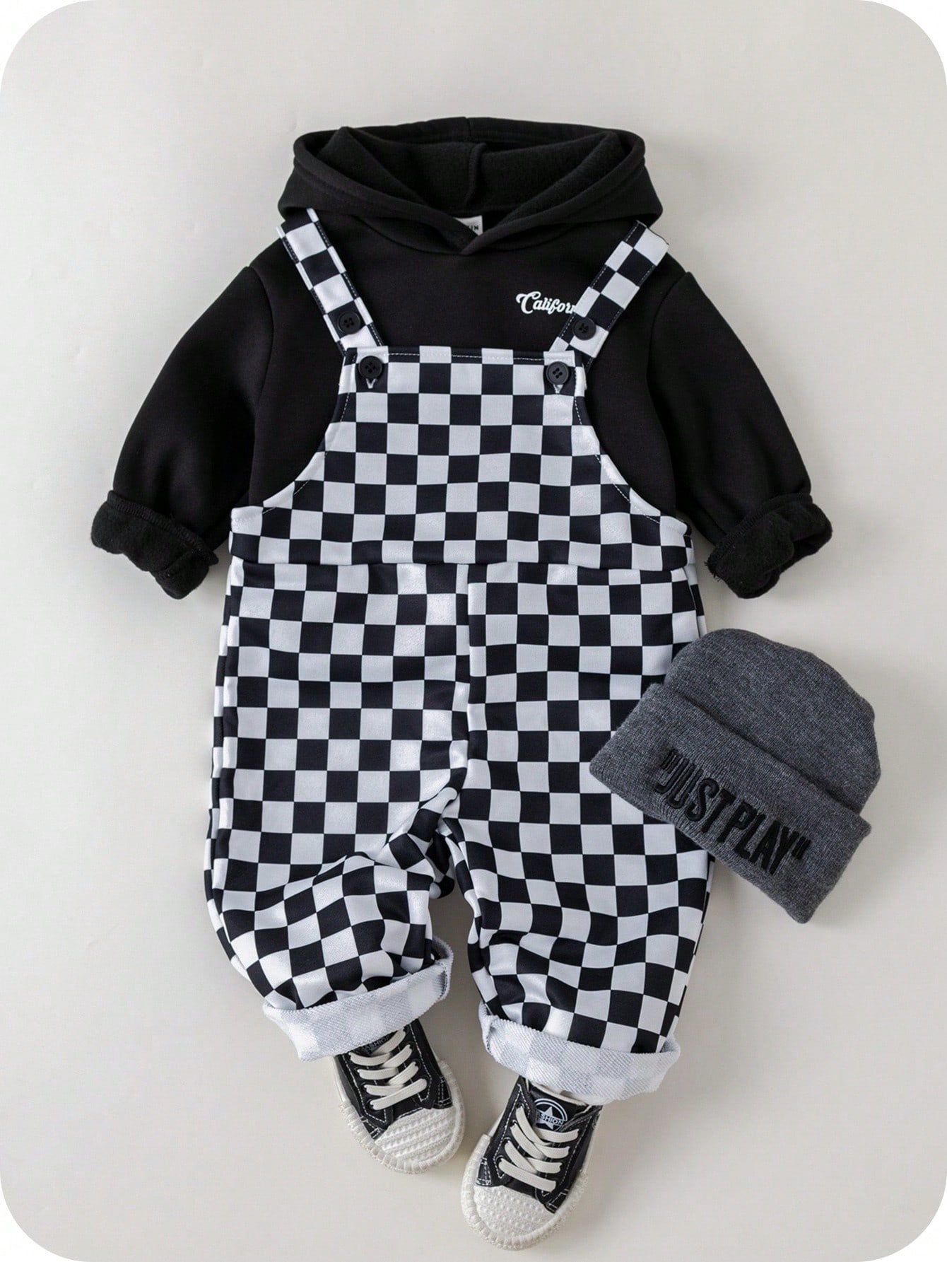 2 pièces/set Style sport décontracté pour bébé garçon/fille. sweat-shirt à capuche — vue 10