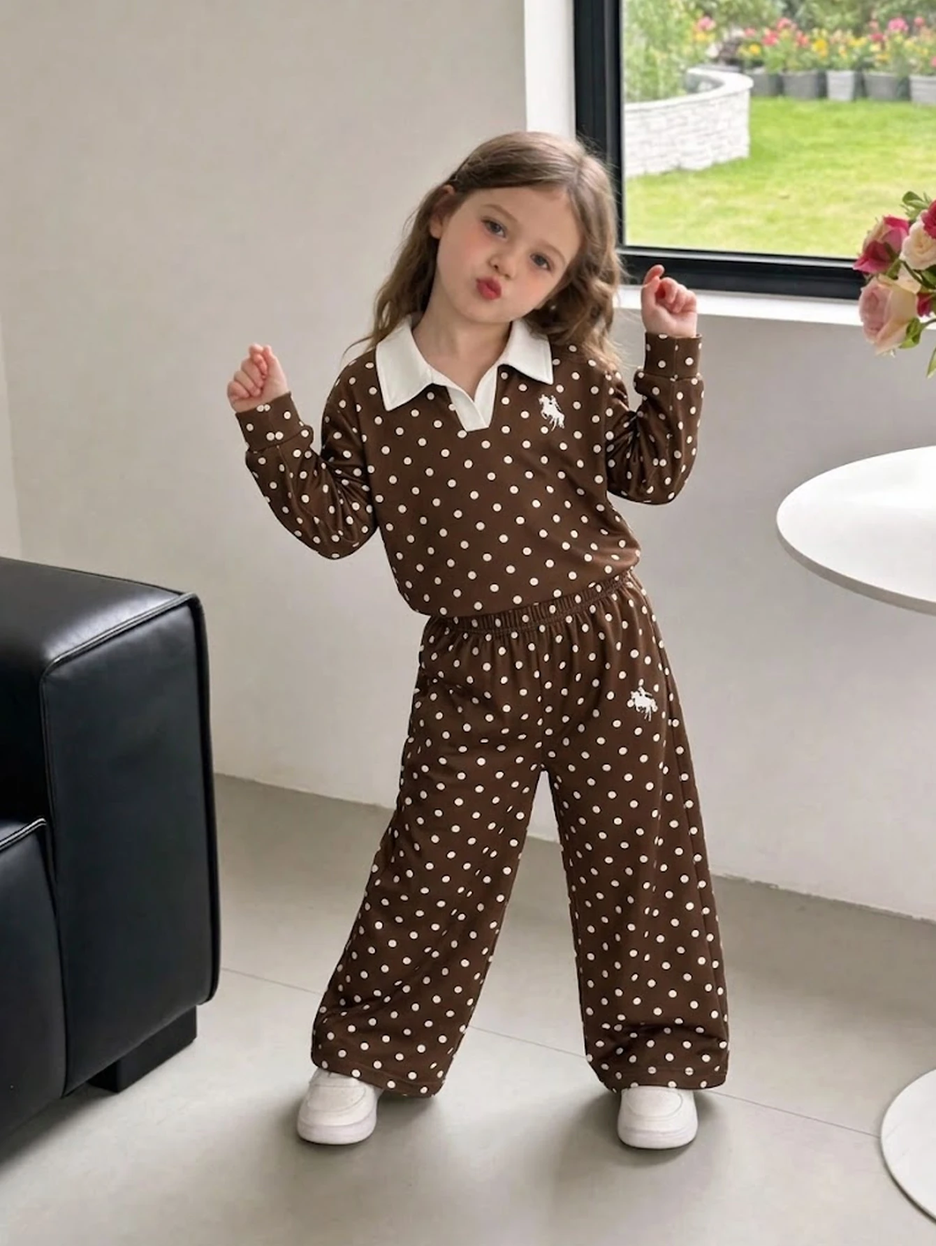 Ensemble 2 pièces pour jeunes filles, tenue printemps/automne à manches longues — vue 6