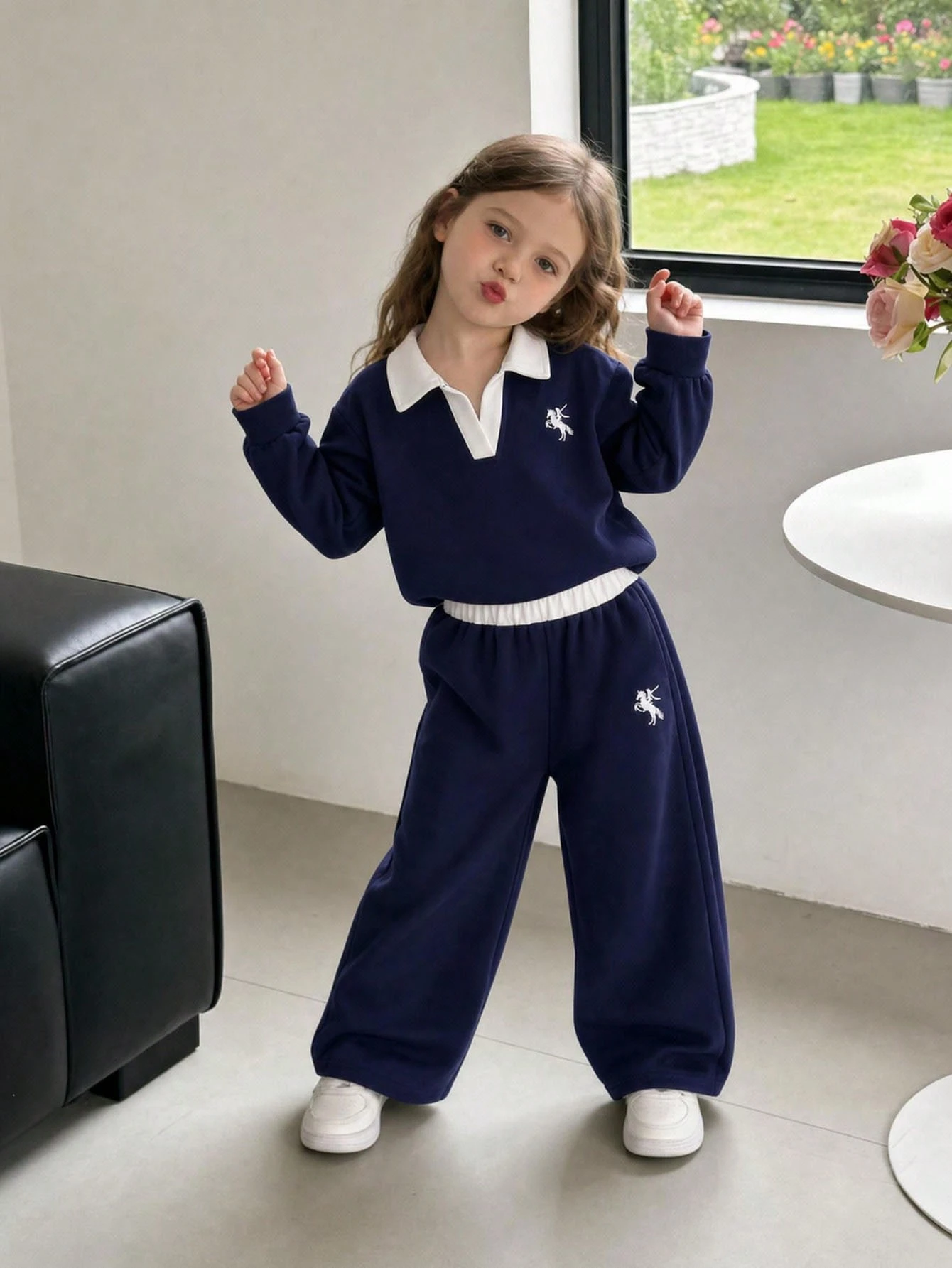 Ensemble 2 pièces pour jeunes filles, tenue printemps/automne à manches longues — vue 5