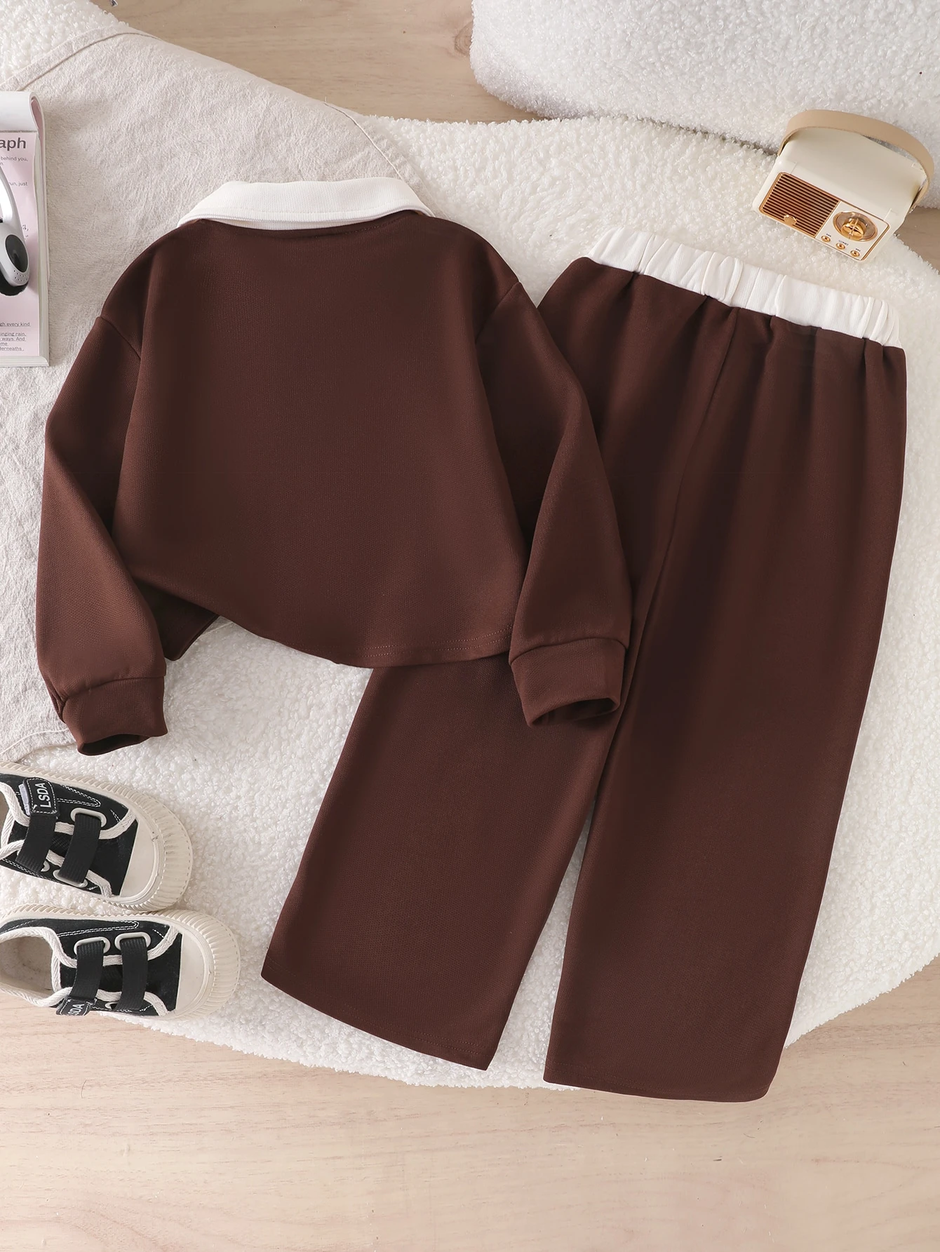 Ensemble 2 pièces pour jeunes filles, tenue printemps/automne à manches longues — vue 7