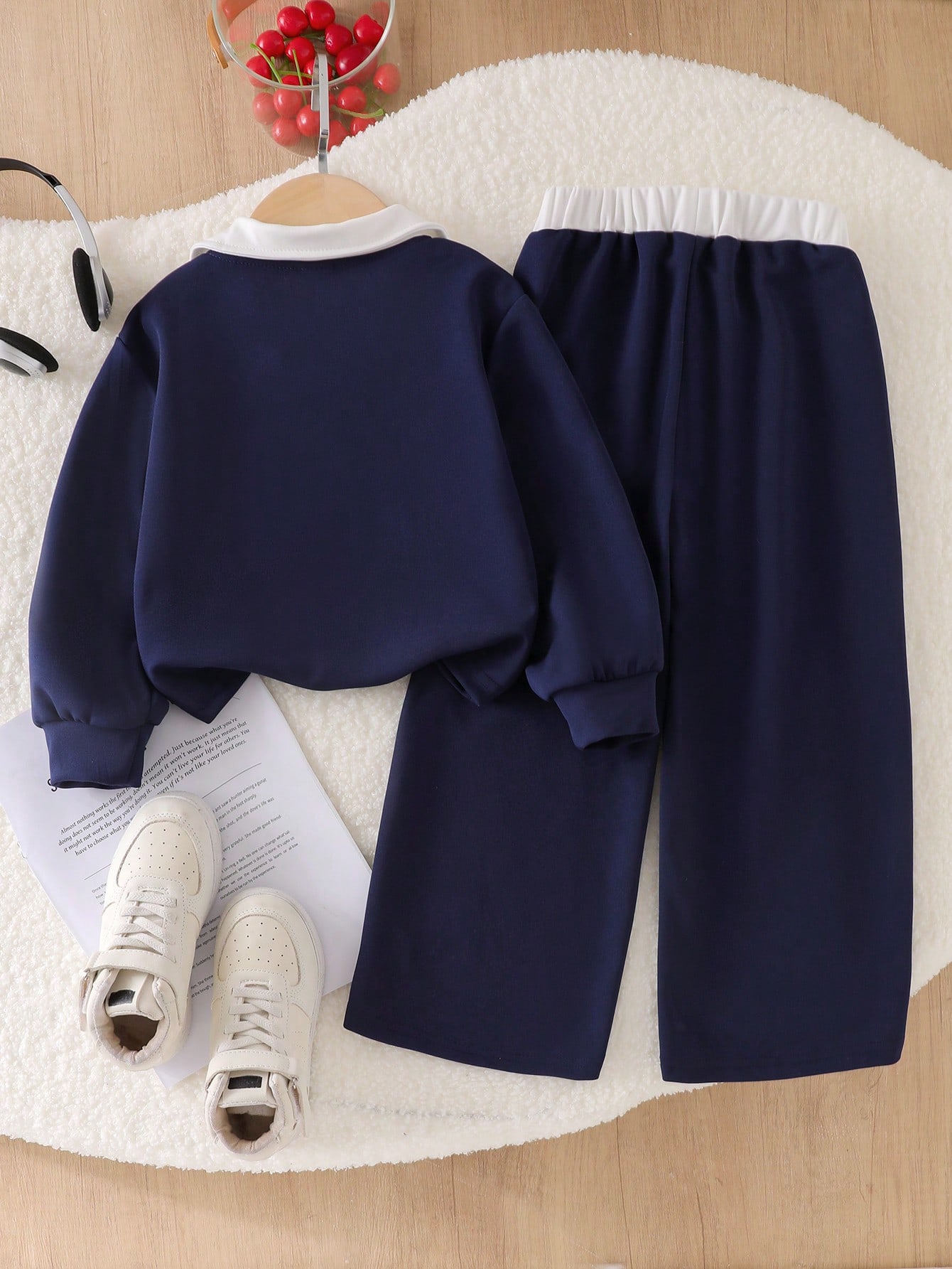Ensemble 2 pièces pour jeunes filles, tenue printemps/automne à manches longues — vue 11