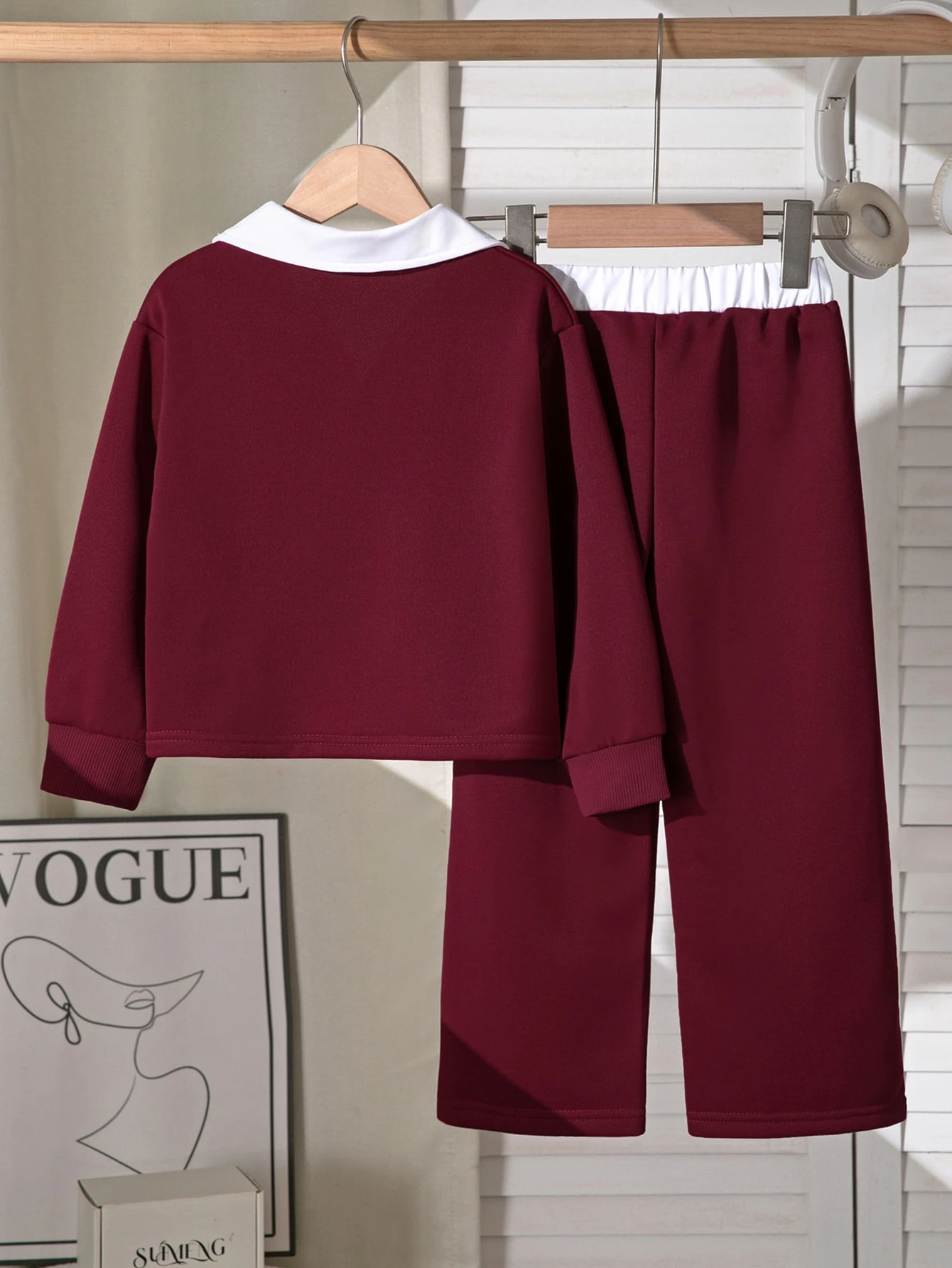 Ensemble 2 pièces pour jeunes filles, tenue printemps/automne à manches longues — vue 8