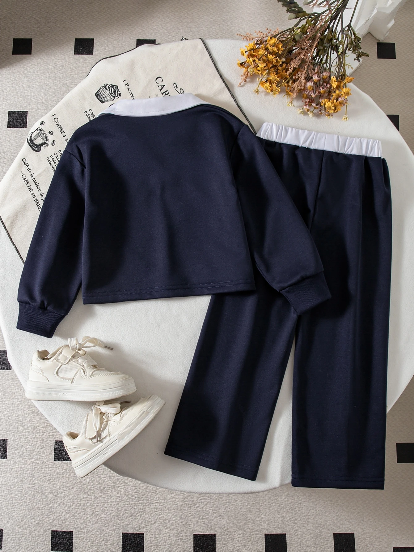 Ensemble 2 pièces pour jeunes filles, tenue printemps/automne à manches longues — vue 9