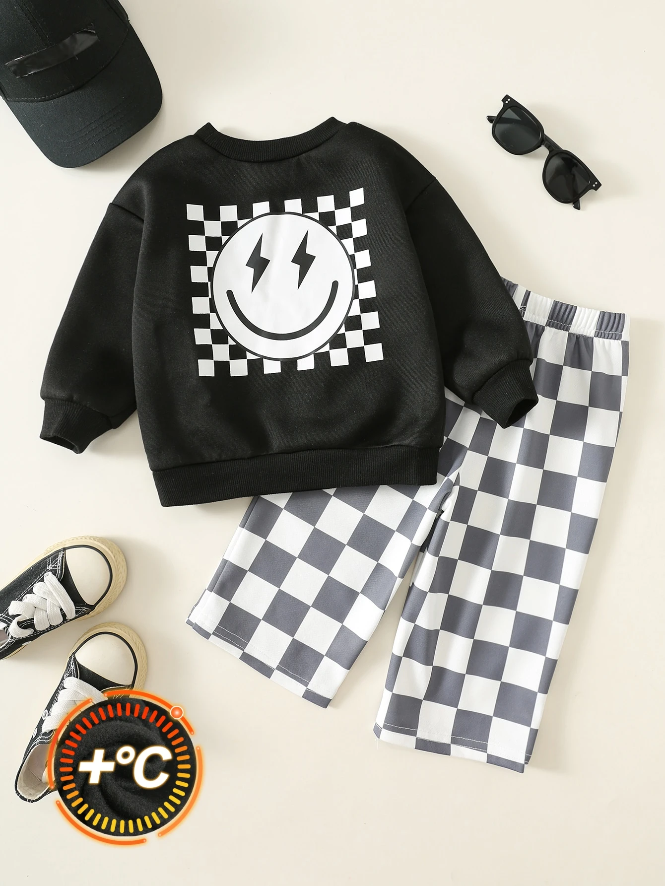 Ensemble Sweat-shirt-shirt 2 pièces unisexe pour bébé garçon/fille et tout-petit — vue 11