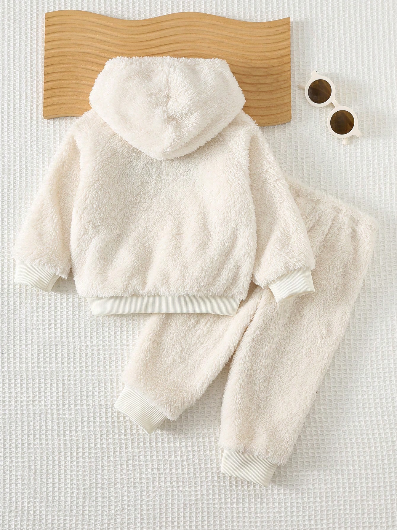 Cozy Pixies 2 pièces Ensemble pull col rond à manches longues en tricot doux avec imprimé — vue 11