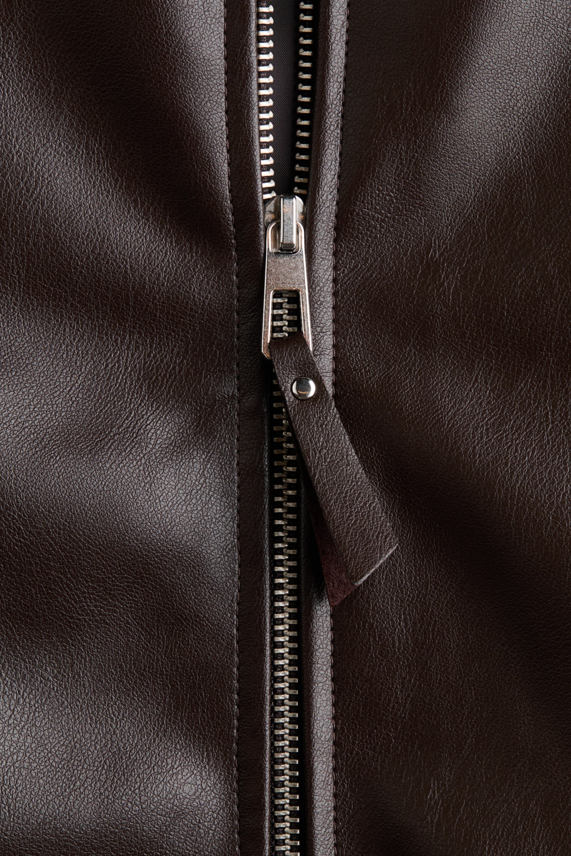 Veste à col entonnoir en tissu enduit — vue 7