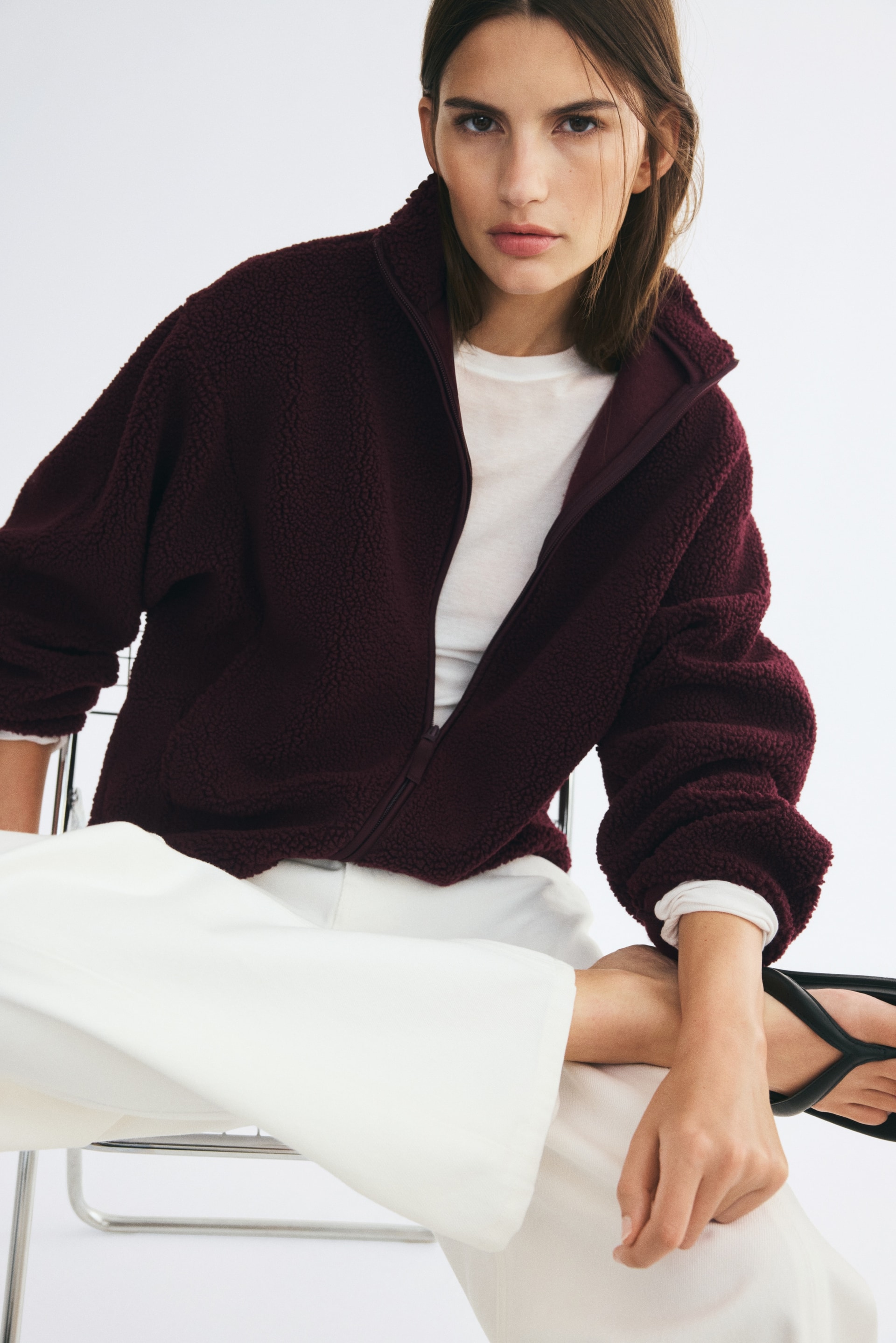 Veste en tissu Teddy bear — vue 2