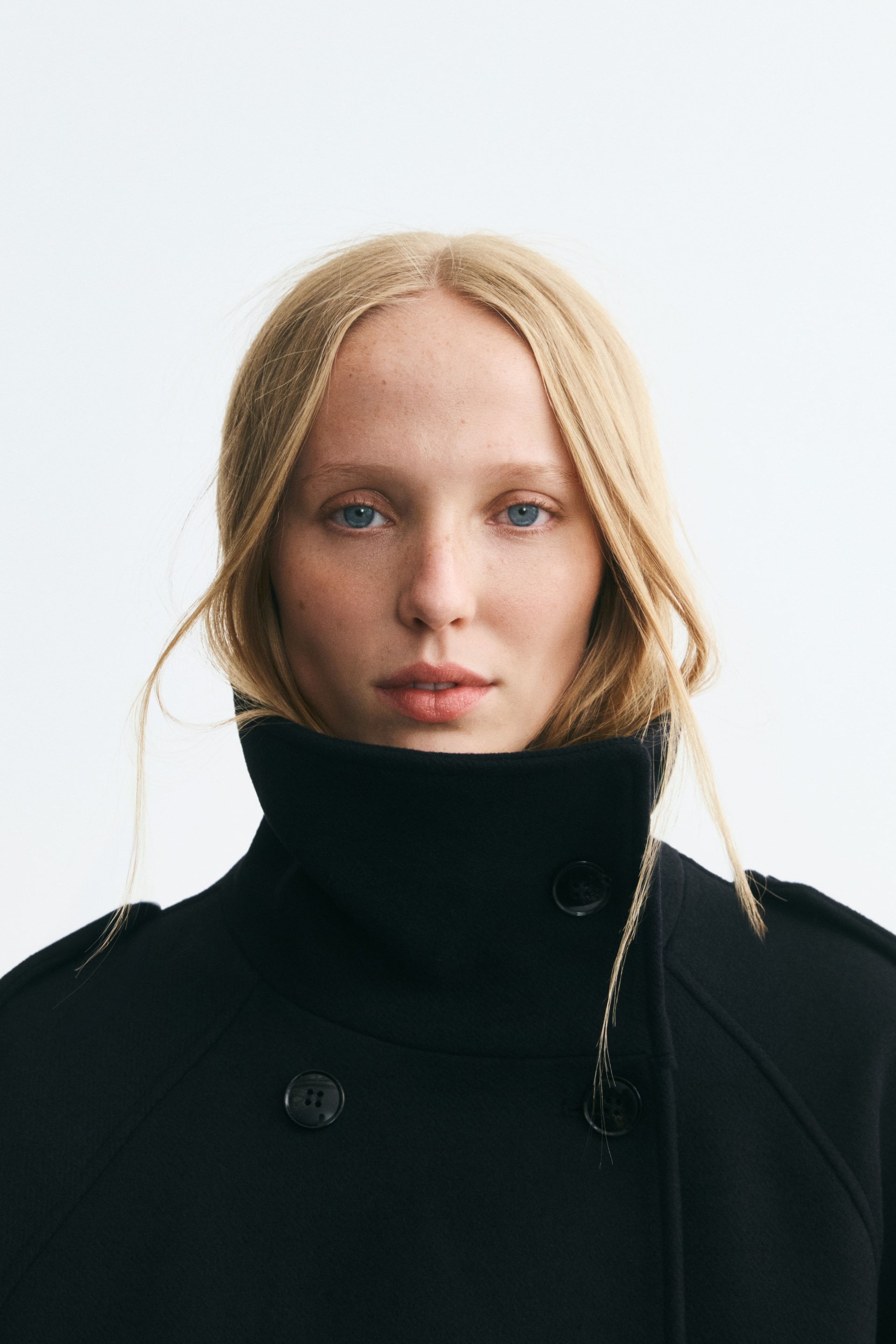 Veste à fermeture croisée avec col entonnoir — vue 4