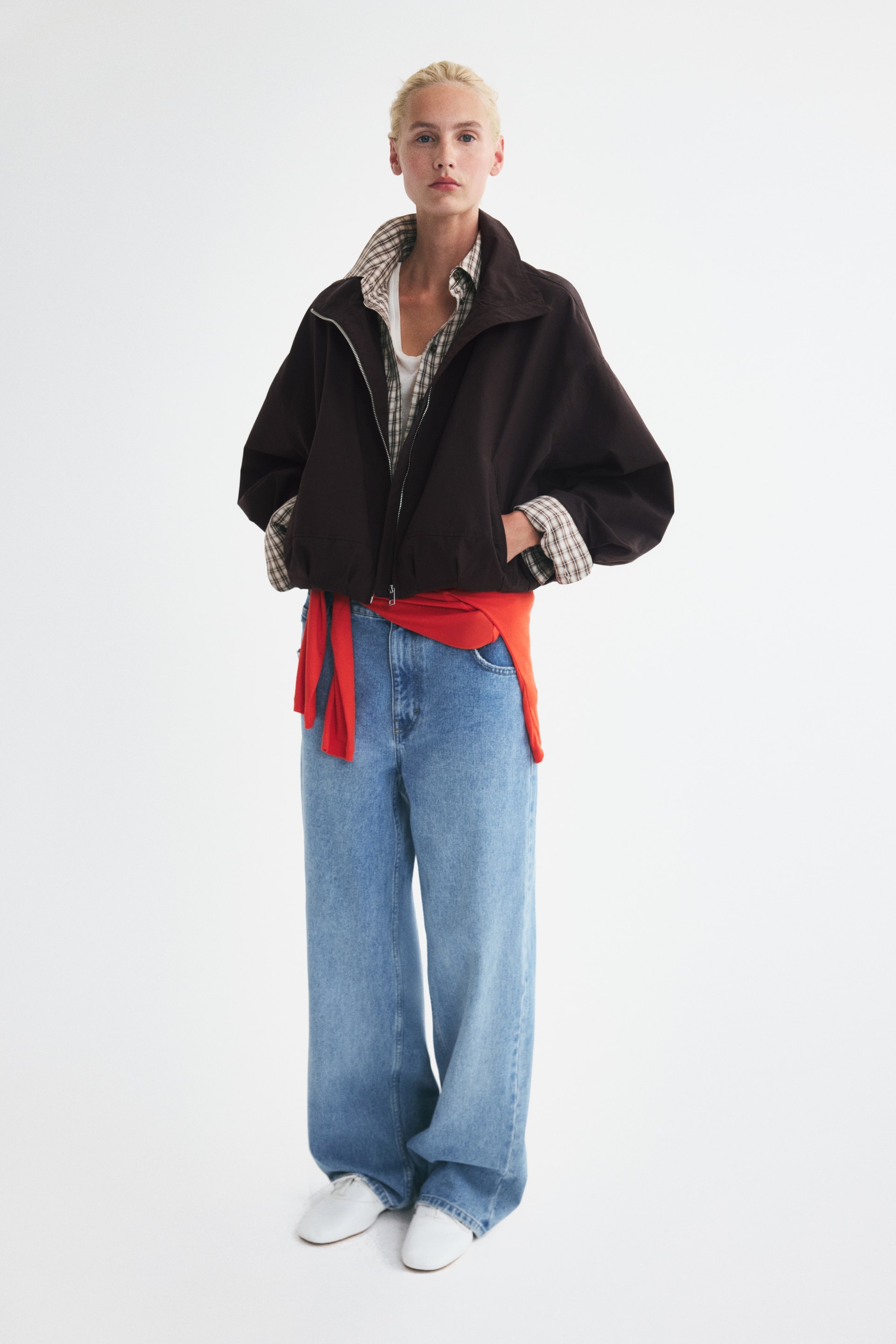 Veste oversize avec base à effet boule — vue 3