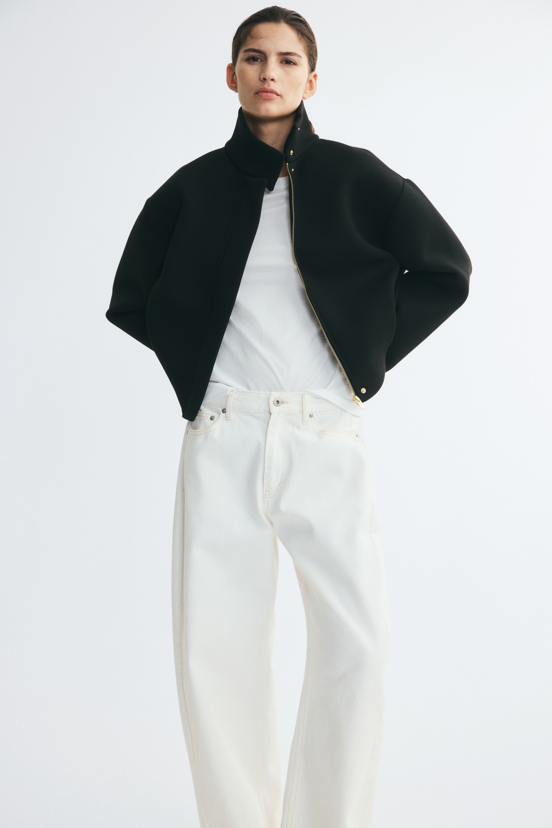 Veste oversize en scuba — vue 2