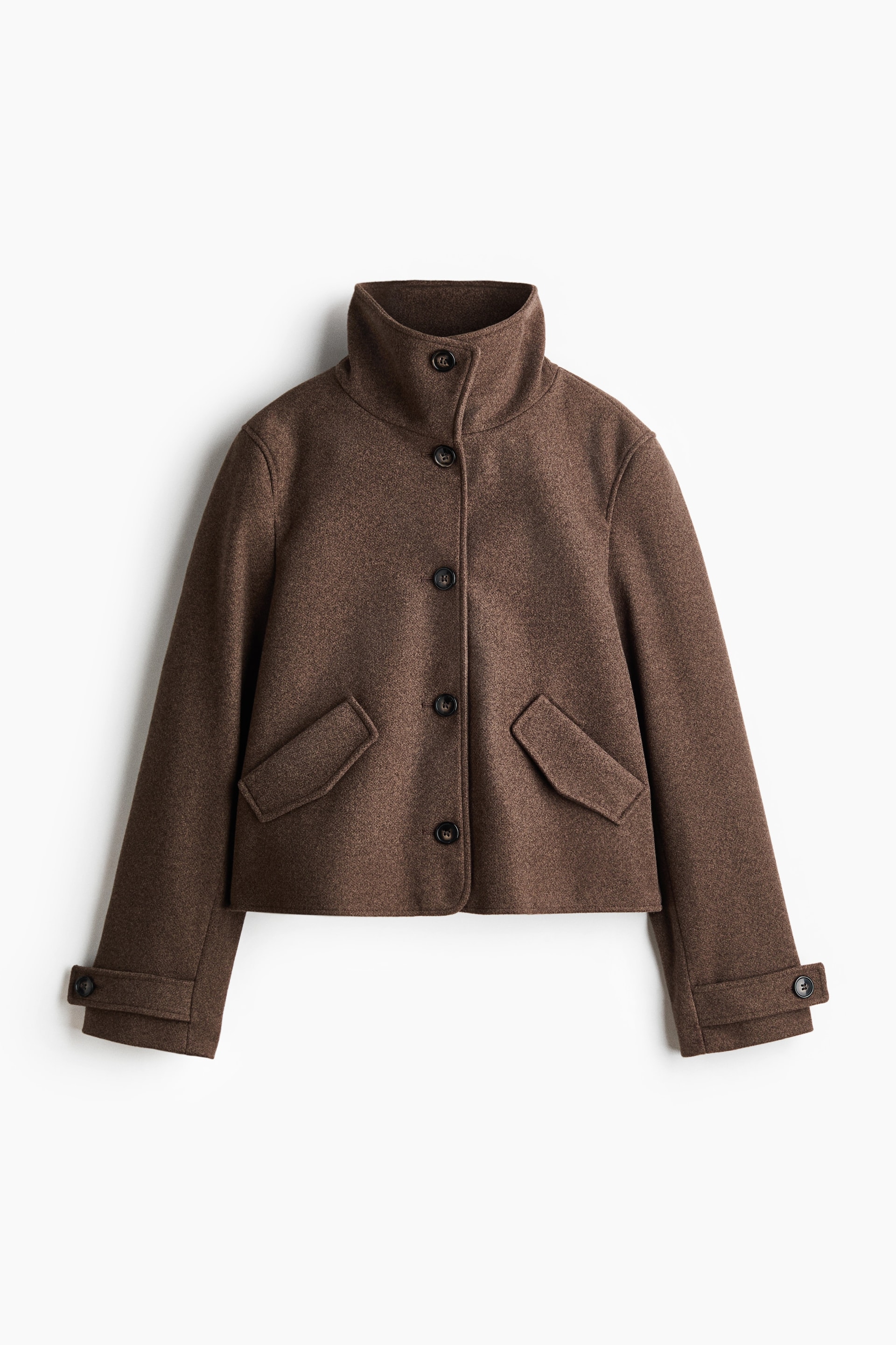 Veste courte avec col entonnoir — vue 7