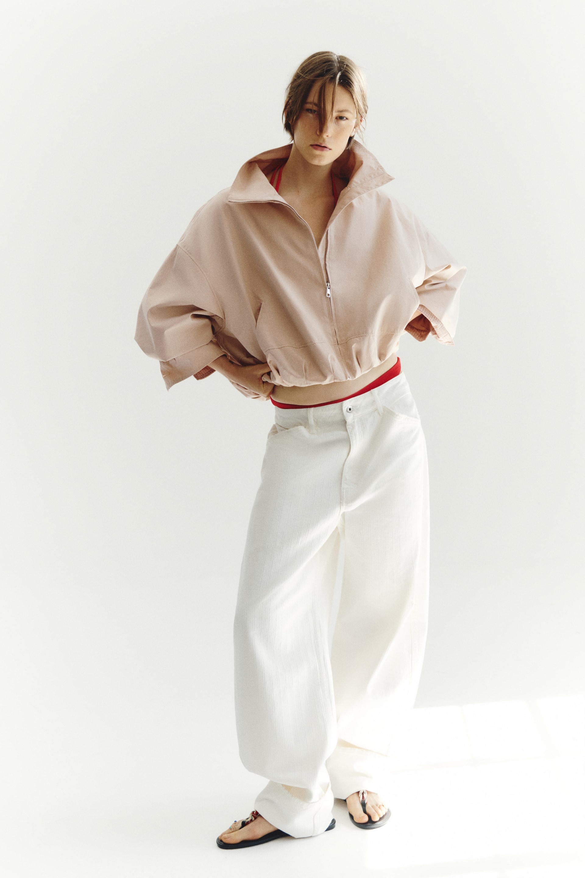 Veste oversize avec base à effet boule — vue 2