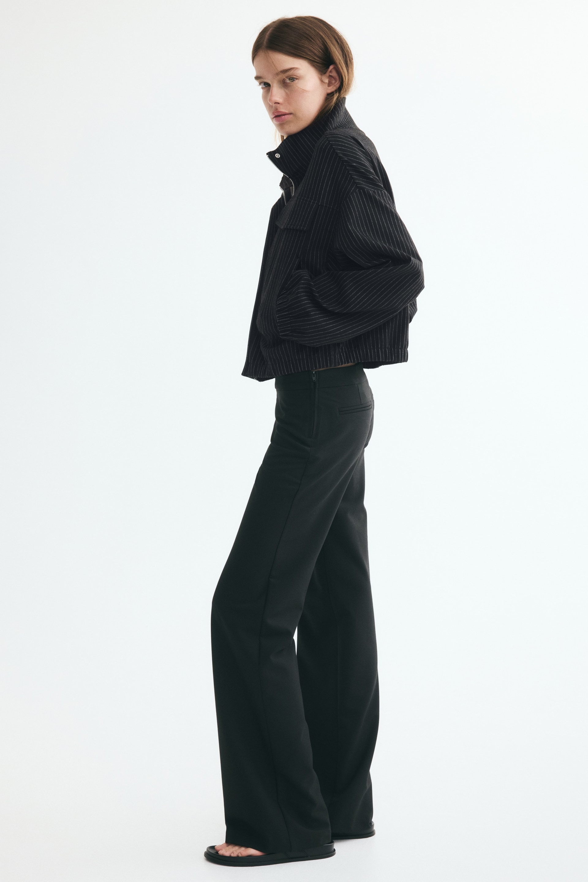 Veste en jersey avec col entonnoir — vue 4
