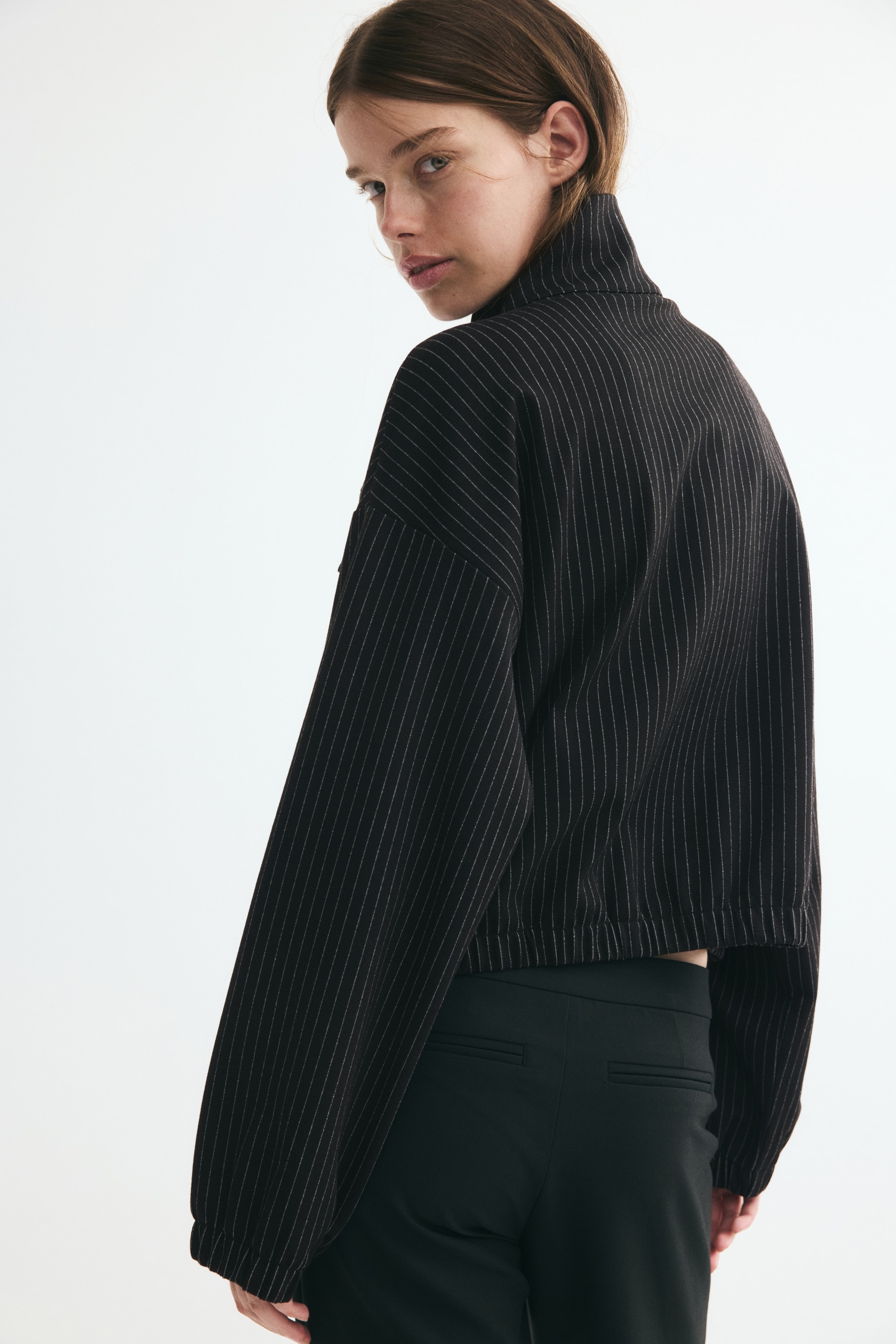 Veste en jersey avec col entonnoir — vue 5