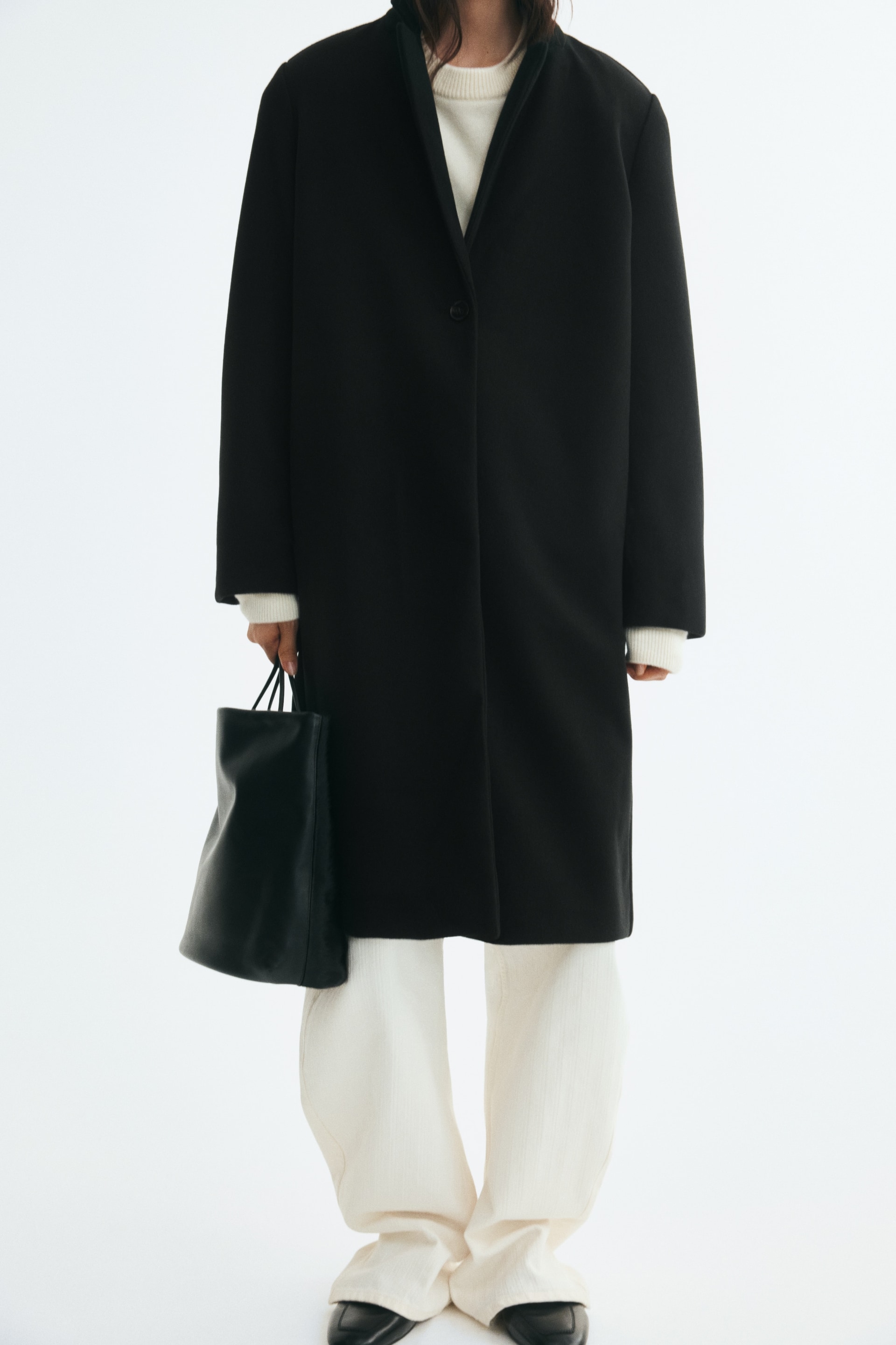 Manteau à fermeture droite — vue 2