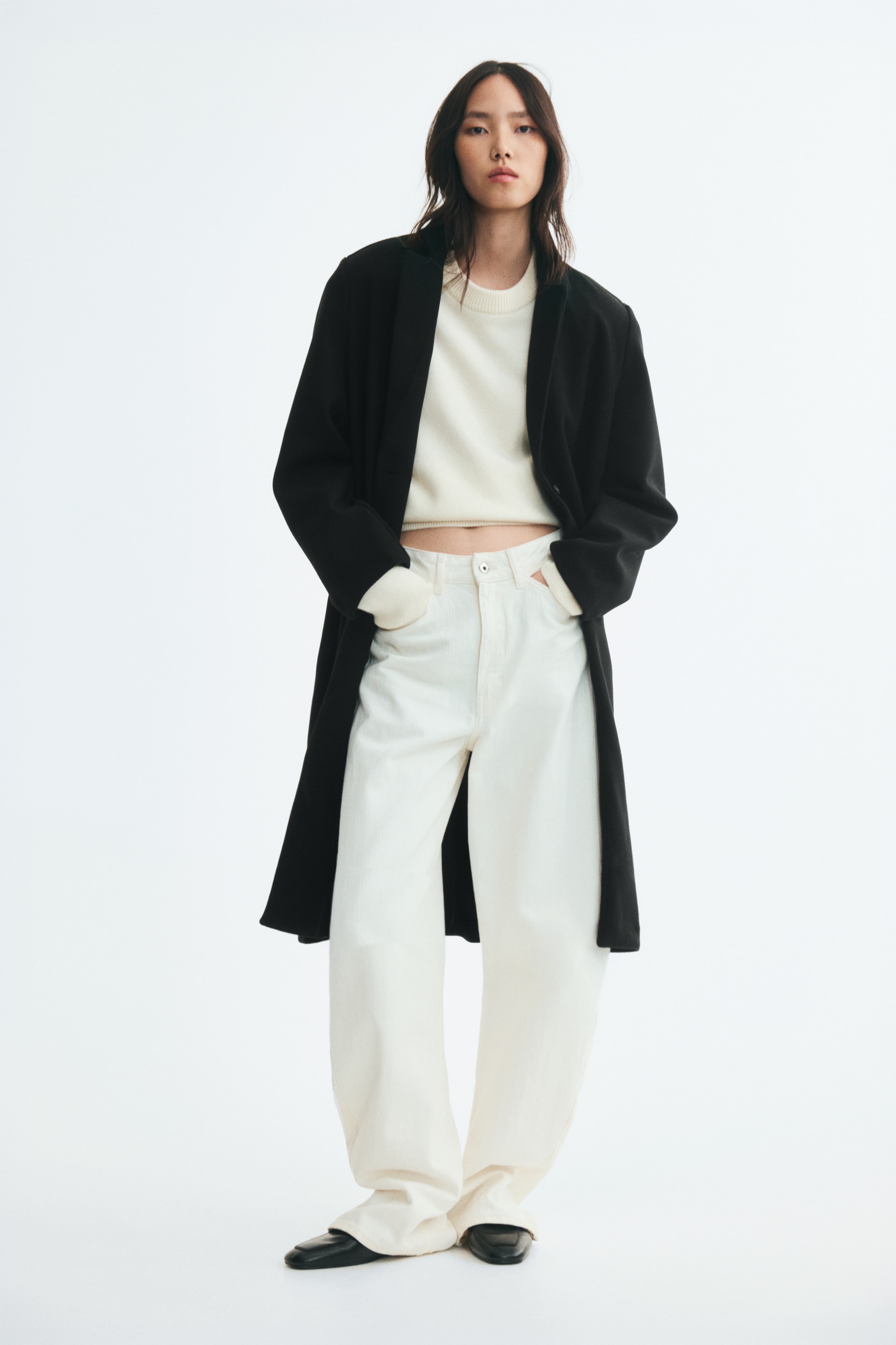 Manteau à fermeture droite — vue 4