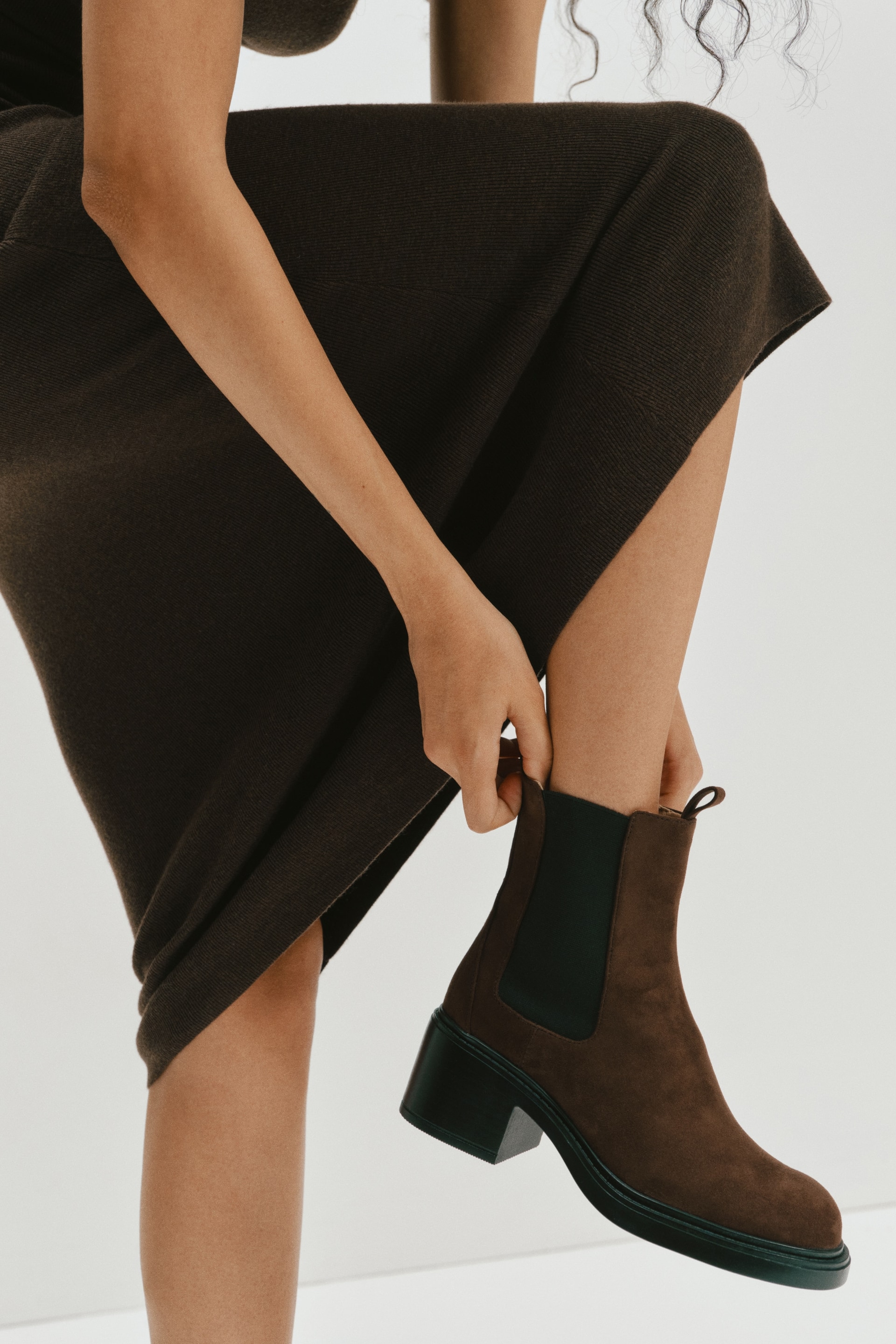 Bottines Chelsea à talon
