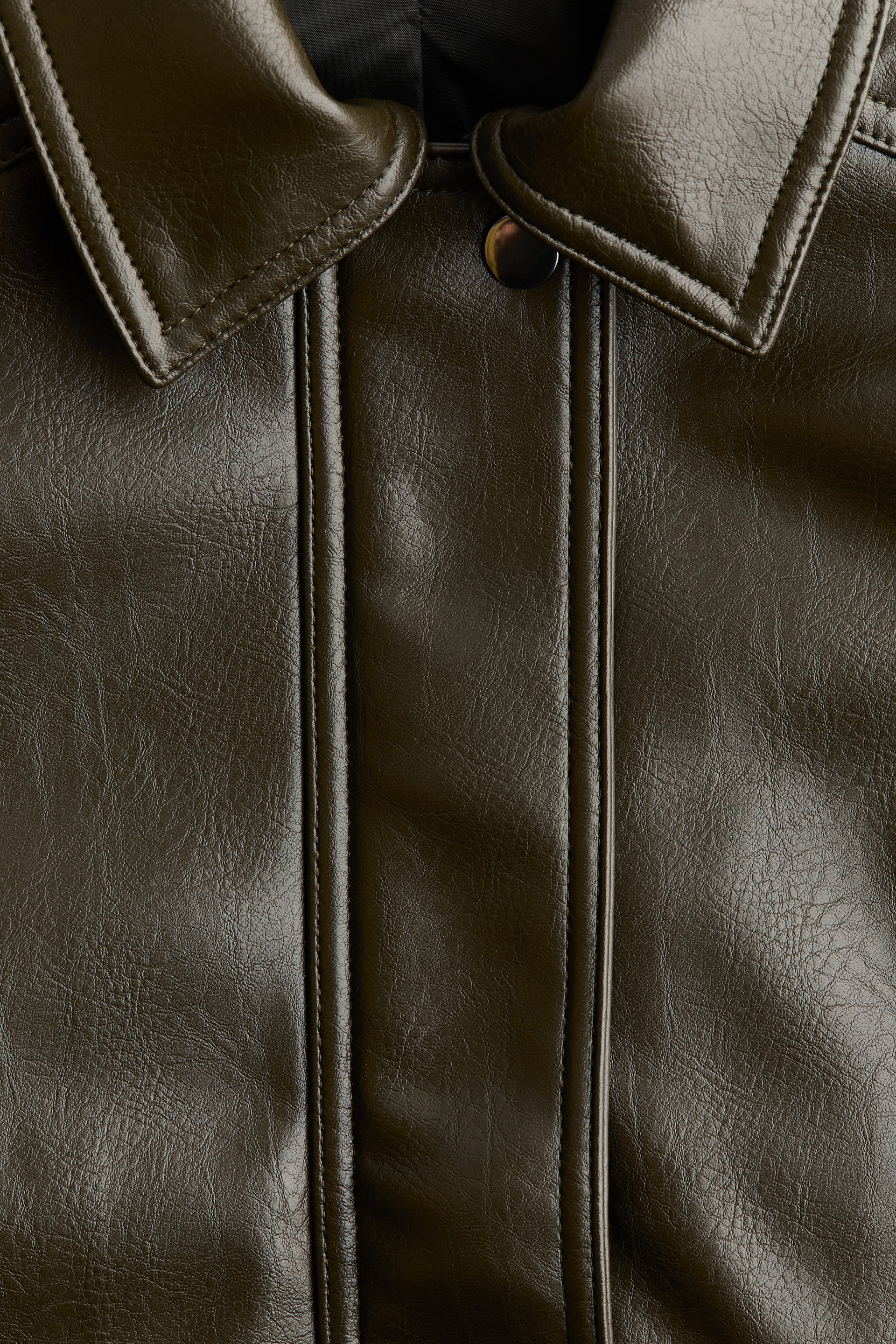 Veste de style motard en tissu enduit — vue 7
