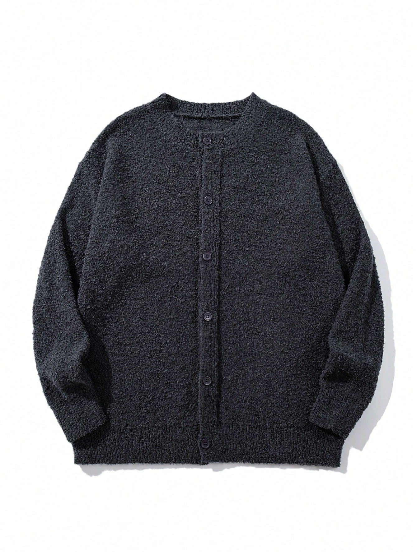 Cardigan pour homme mode décontractée polyvalente pour le quotidien et la maison, col — vue 6