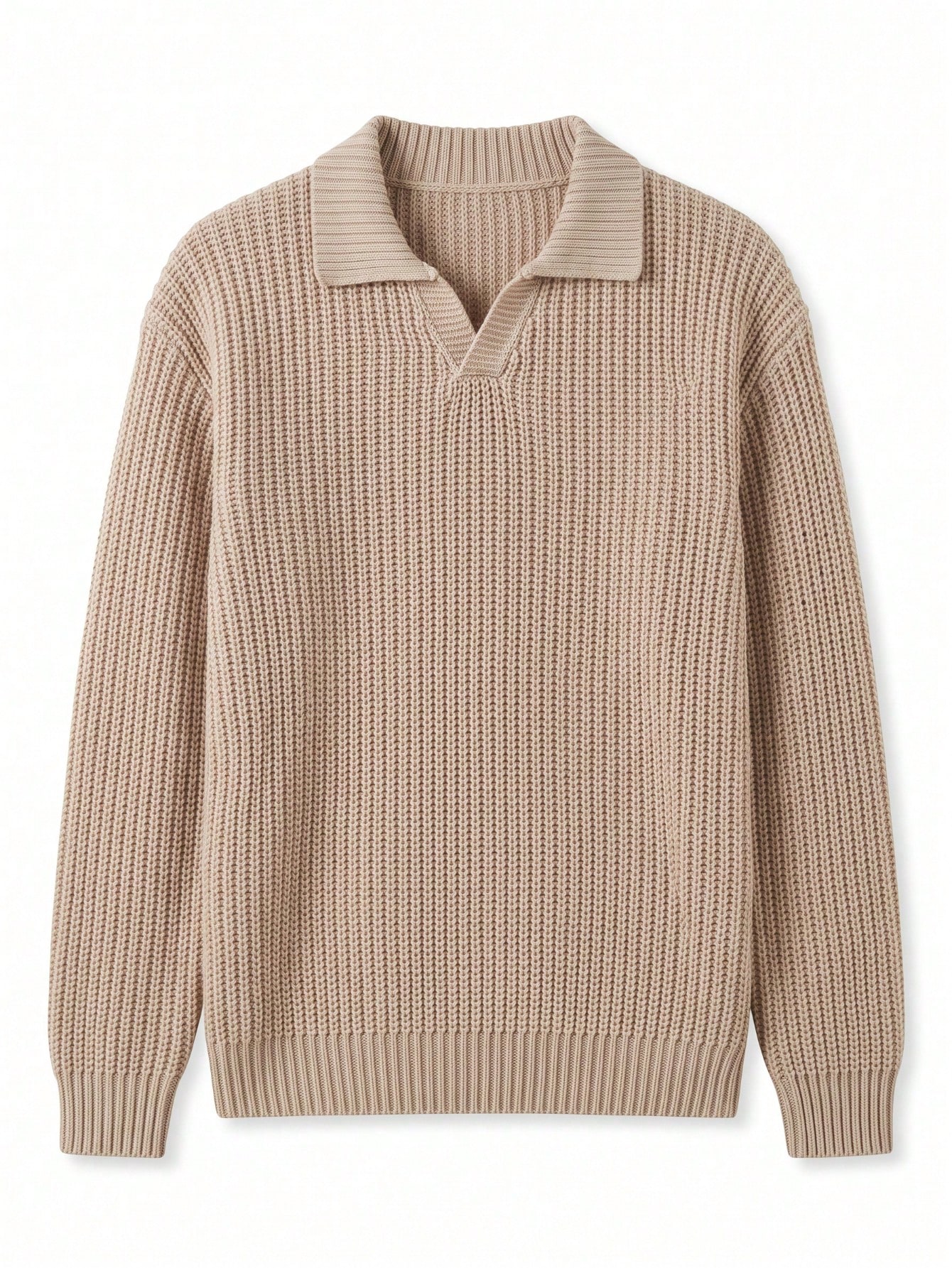 Pull homme automne/hiver, couleur unie, style business décontracté, pour le quotidien et — vue 5