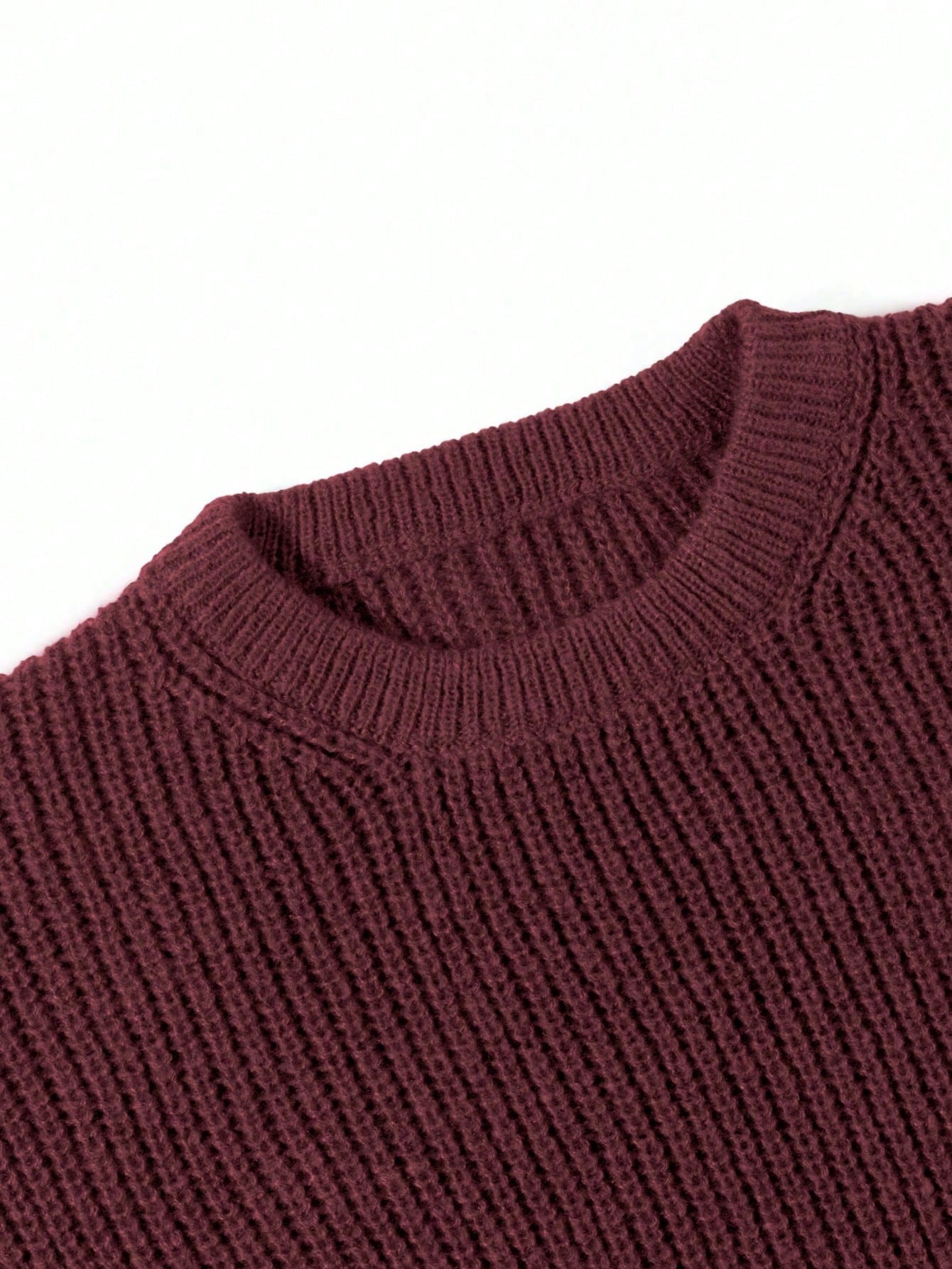 Pull tricoté col rond unisexe pour hommes, décontracté pour le trajet quotidien, style — vue 8