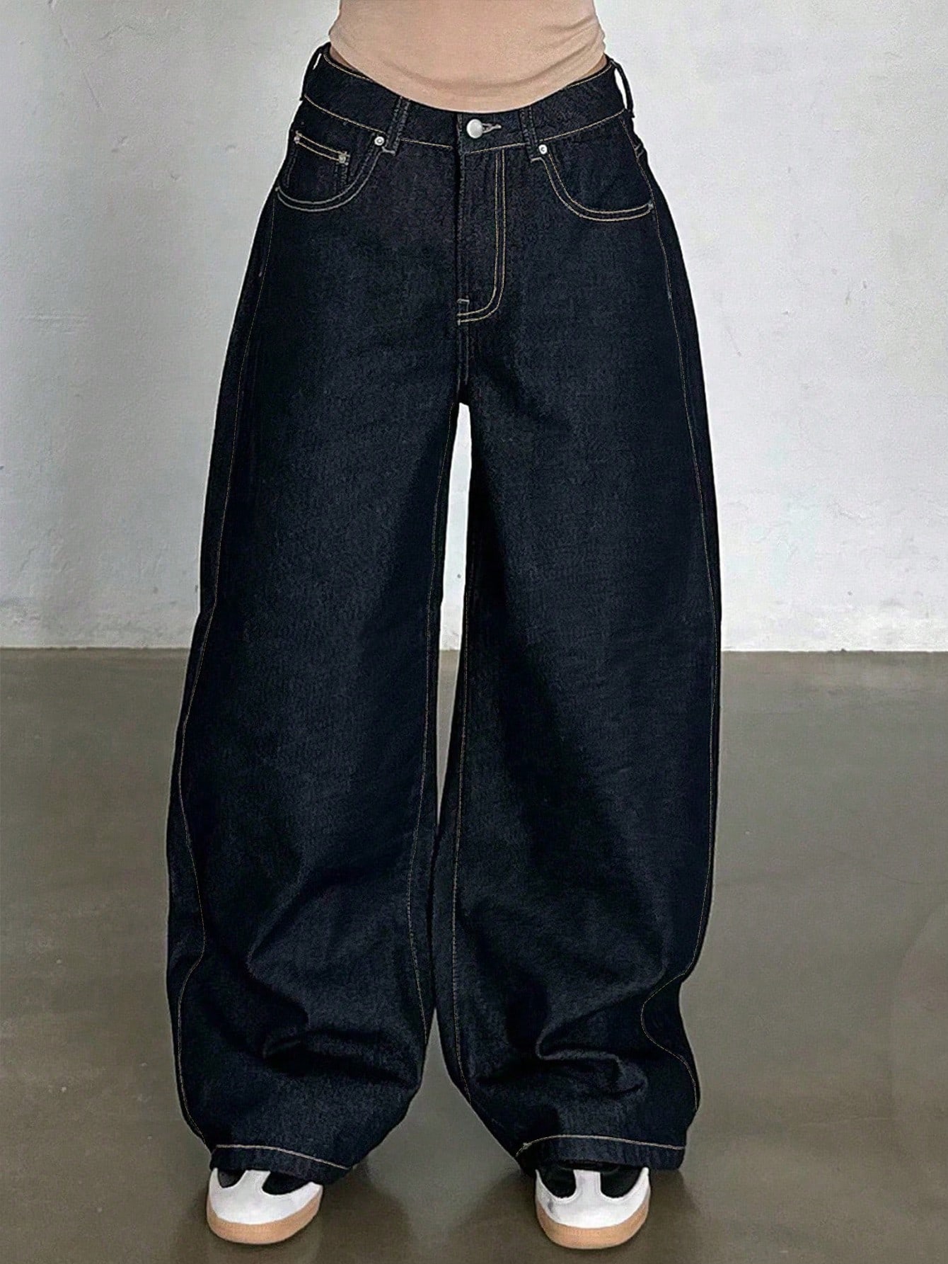 Dazy Tall Jeans droits détendus pour grandes femmes, style citadin décontracté — vue 7