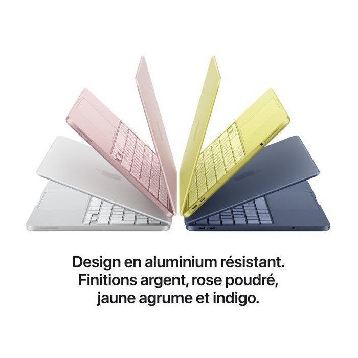 Apple - 13" MacBook Neo A18 Pro - RAM 8Go - Stockage 512Go - Argent - Touch ID — vue 3