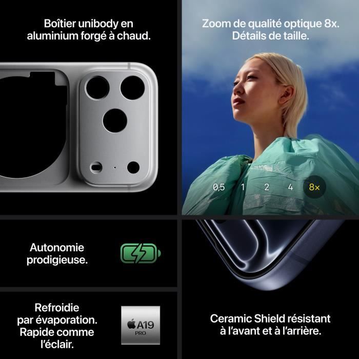 APPLE iPhone 17 Pro Max 256GB Silver — vue 6