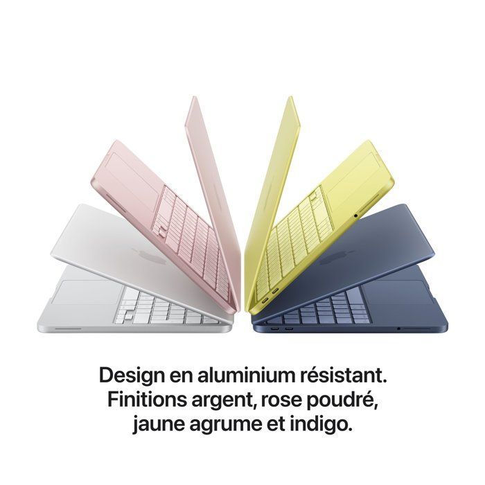 MacBook - APPLE - Neo A18 Pro - 13" - RAM 8 Go - Stockage 256 Go - Jaune agrume + — vue 3