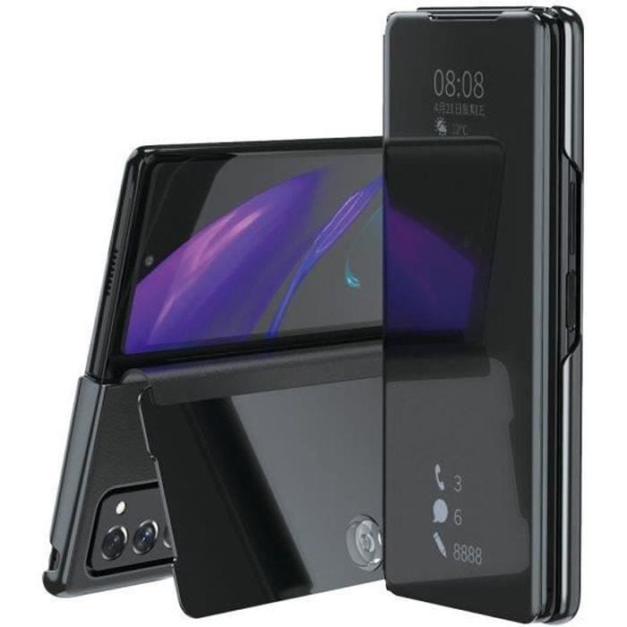 Coque Samsung Galaxy Z Fold 2 Moderniste Miroir Antichoc Protection Délicat Housse Étui