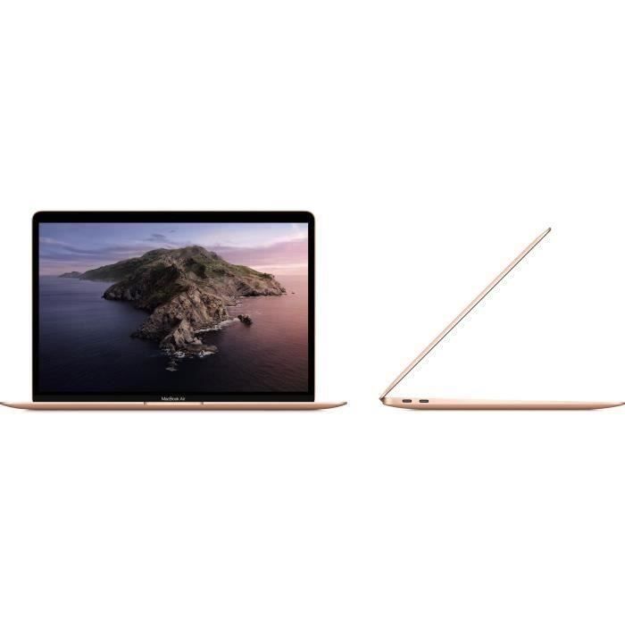 APPLE MacBook Air 13" 2020 i3 - 1,1 Ghz - 8 Go RAM - 256 Go SSD - Or - Reconditionné - — vue 2