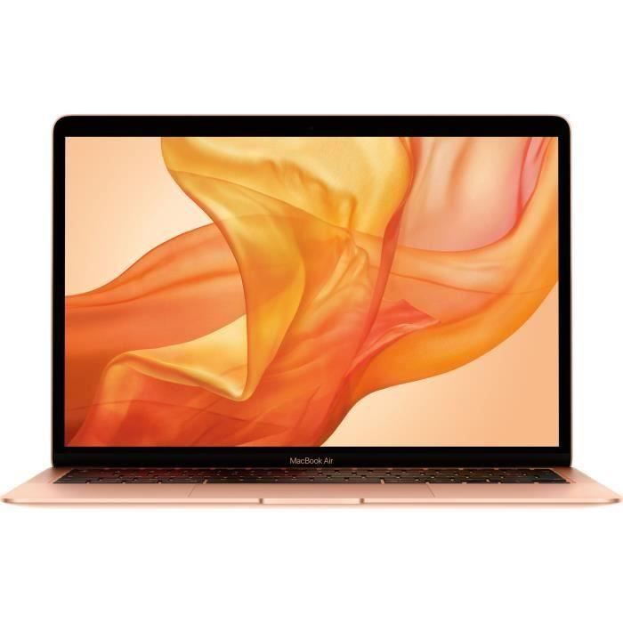 APPLE MacBook Air 13" 2020 i3 - 1,1 Ghz - 8 Go RAM - 256 Go SSD - Or - Reconditionné -
