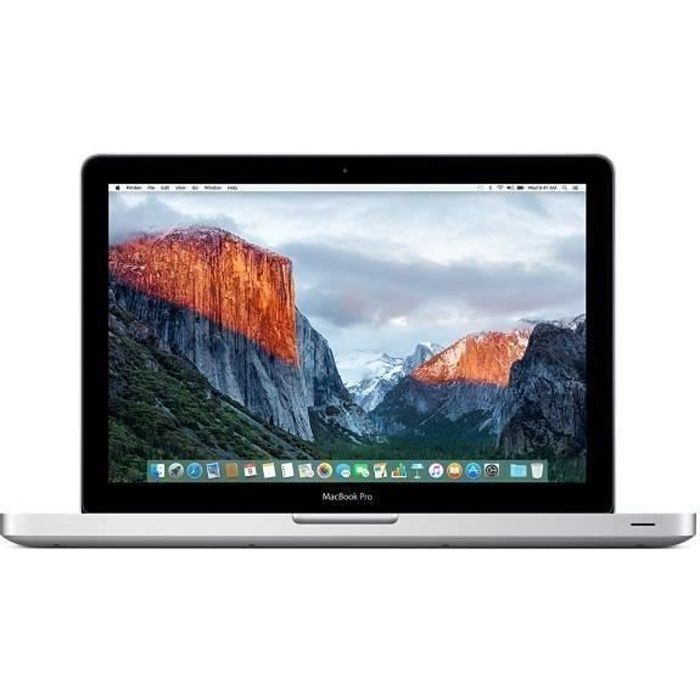 APPLE MacBook Pro 13" 2012 i5 - 2,5 Ghz - 4 Go RAM - 256 Go SSD - Gris - Reconditionné -