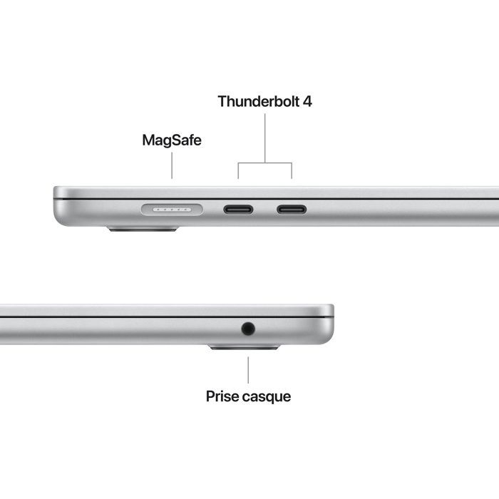 Apple - 15,3" MacBook Air M5 - RAM 16Go - Stockage 512Go - CPU 10 cœurs - GPU 10 cœurs - — vue 6