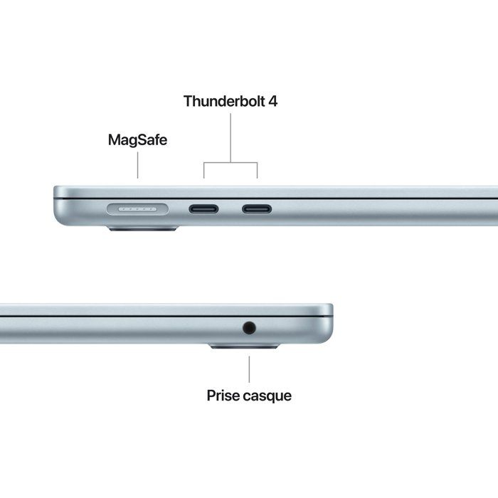 Apple - 13,6" MacBook Air M5 - RAM 16Go - Stockage 512Go - CPU 10 cœurs - GPU 8 cœurs - — vue 6