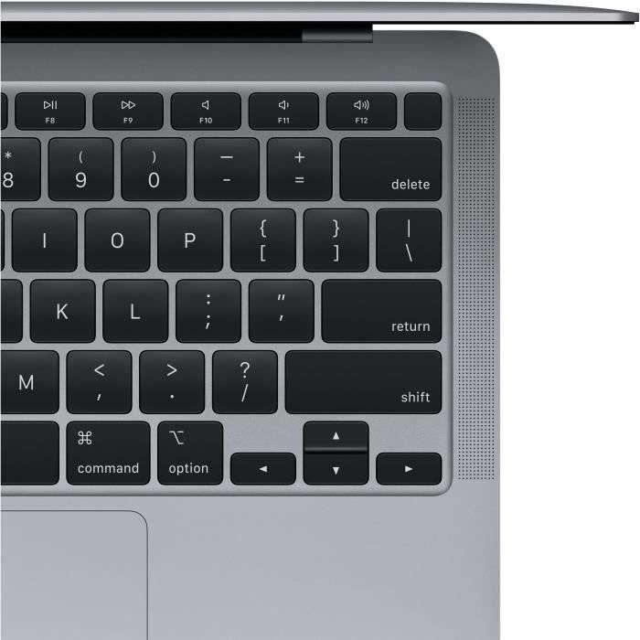Apple - 13,3" MacBook Air - Puce Apple M1 - RAM 8Go - Stockage 256Go - Gris Sidéral - — vue 3