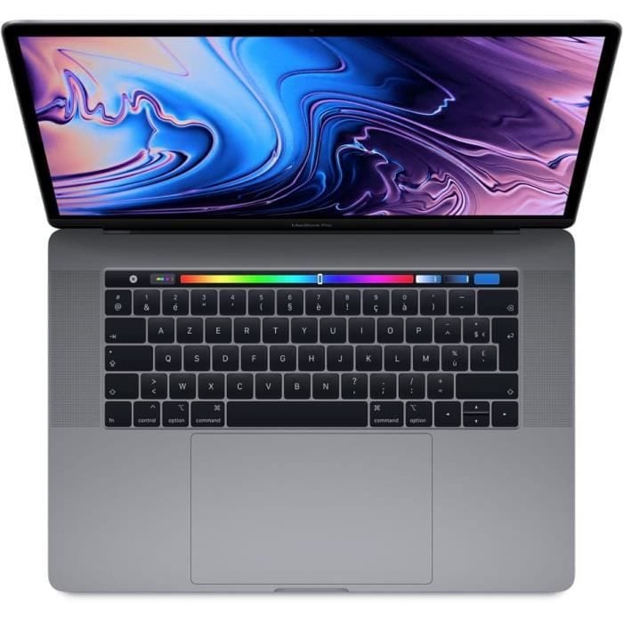 MacBook Pro 15,4" Retina avec Touch Bar - Intel Core i7 - RAM 16Go - 512Go - Reconditionné
