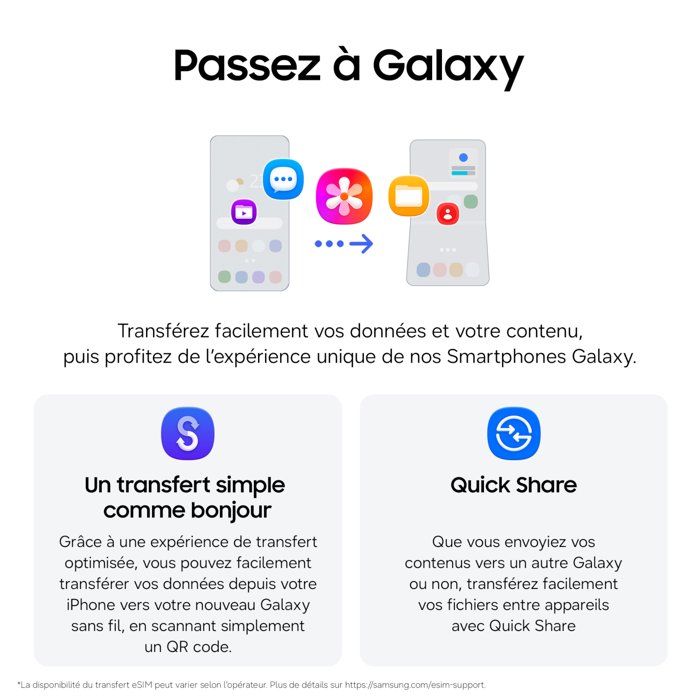 SAMSUNG Galaxy Z Flip8 AI Smartphone pliable 256 Go Rose - version française — vue 8