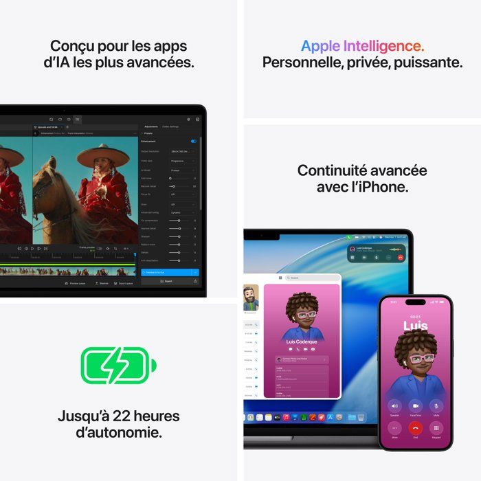 Apple - 14,2" MacBook Pro M5 Pro - RAM 24Go - Stockage 1To - CPU 15 cœurs - GPU 16 cœurs — vue 8