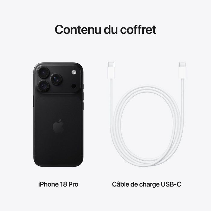 APPLE iPhone 18 Pro 512Go Black — vue 9