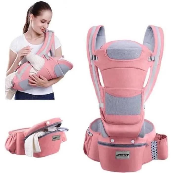 Porte-bébé Multifonctionnel INSFITY - Bleu - 0-48 Mois - Coton - Max 20KG — vue 5